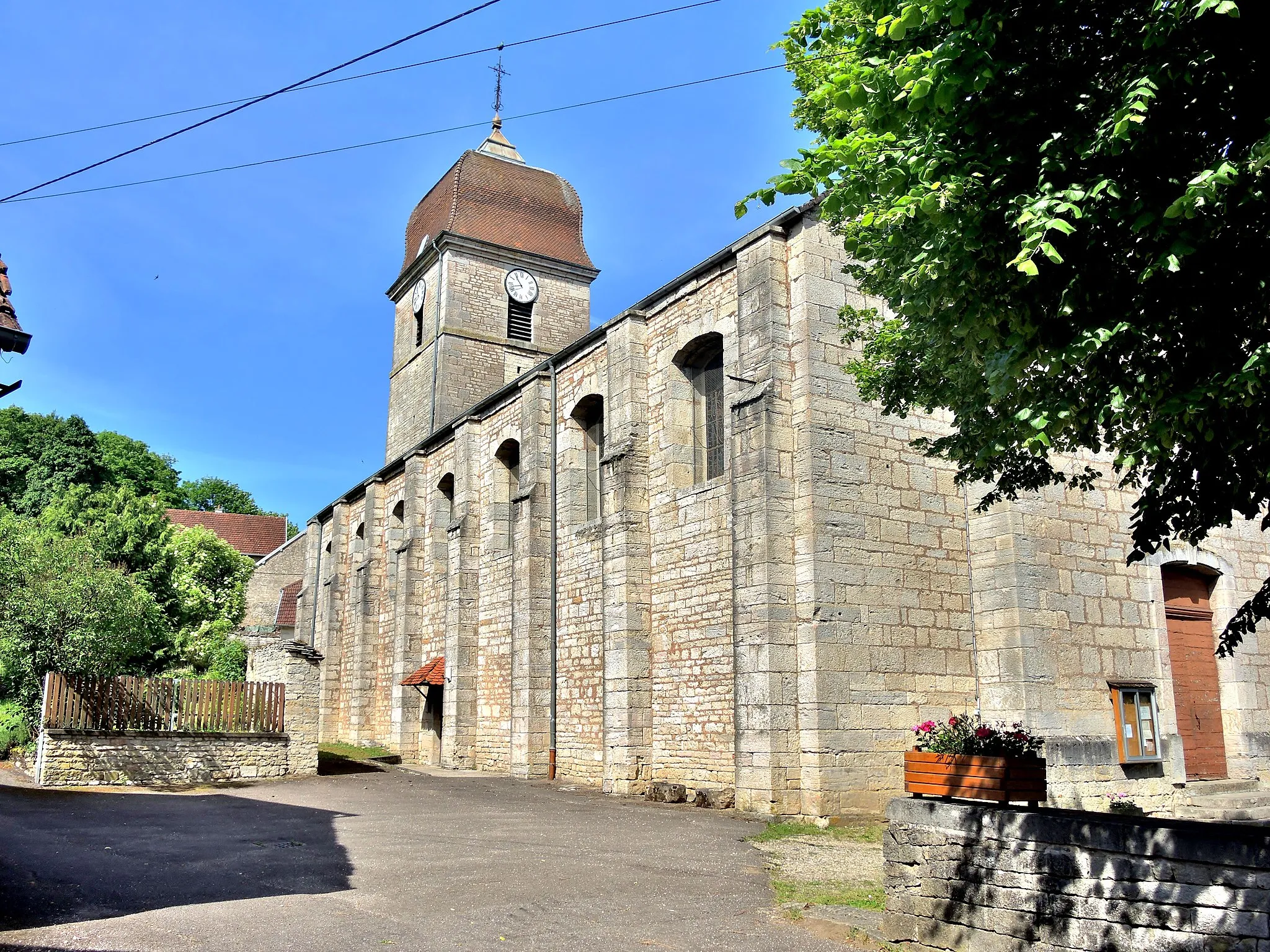 Photo showing: Eglise Saint Nicet, à Mailley-et-Chazelot. Haute-Saône