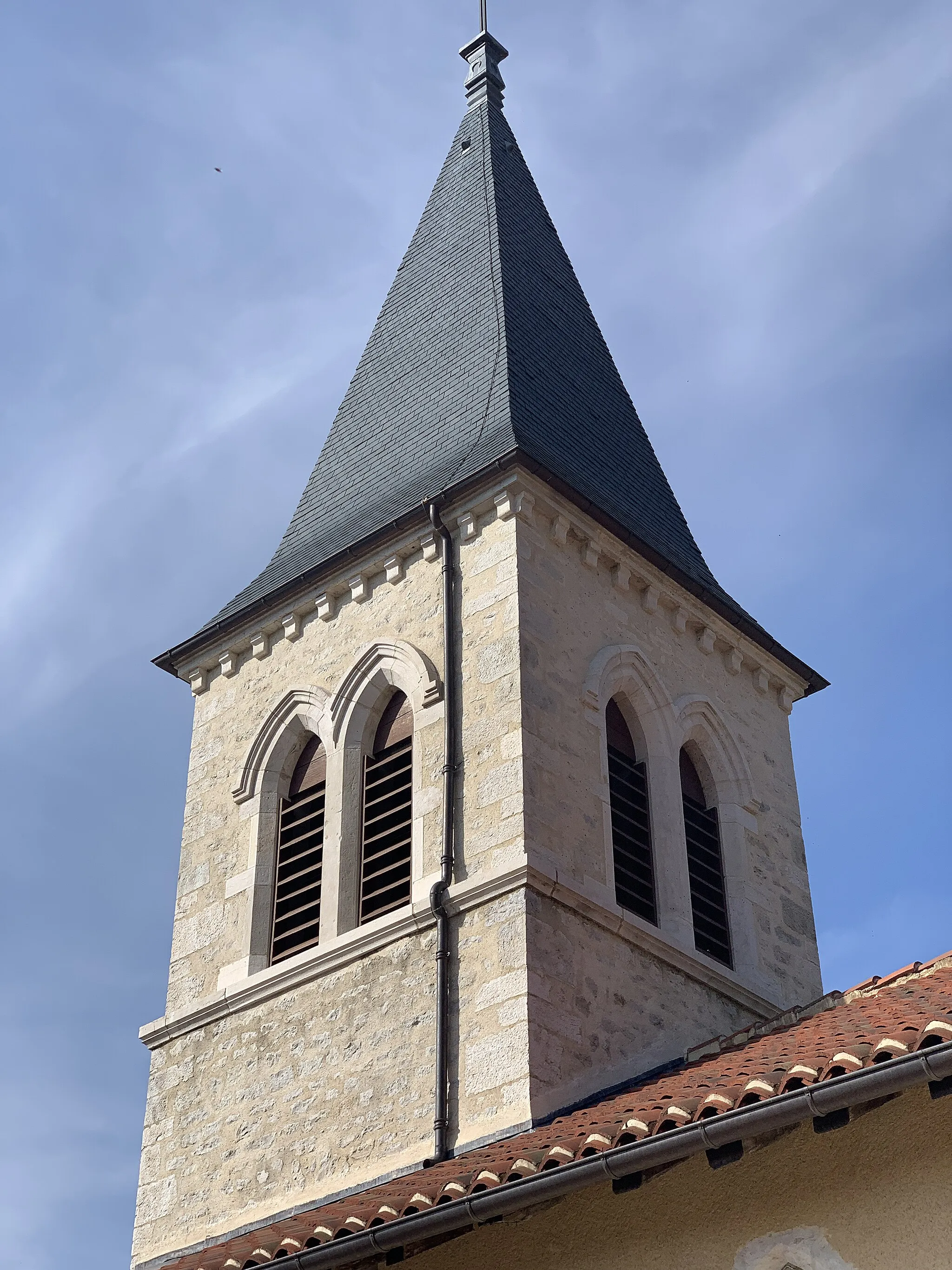 Photo showing: Église Saint-Laurent de Pressiat, Val-Revermont.