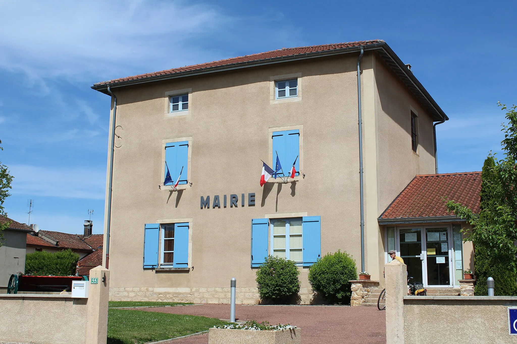 Photo showing: Mairie de Saint-Nizier-le-Bouchoux.