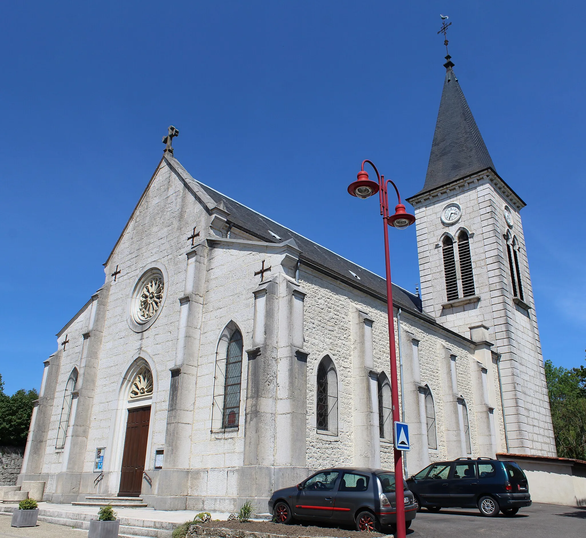 Photo showing: Église Saint-Antoine de Simandre-sur-Suran.