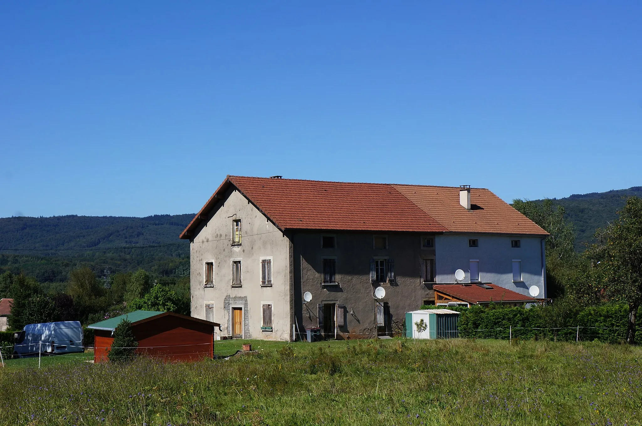 Photo showing: Logements de mineurs à Éboulet en Haute-Saône dans l'est de la France.