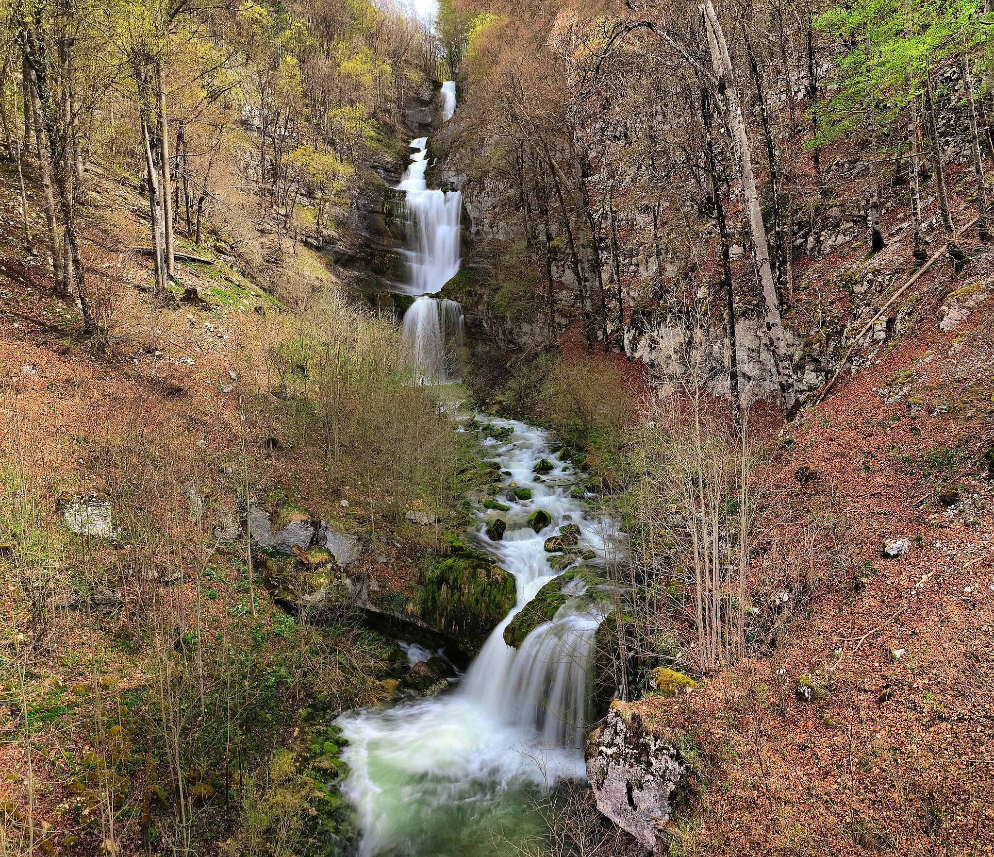 Photo showing: Parc naturel régional du Haut-Jura
Cascade du Bief de la Ruine