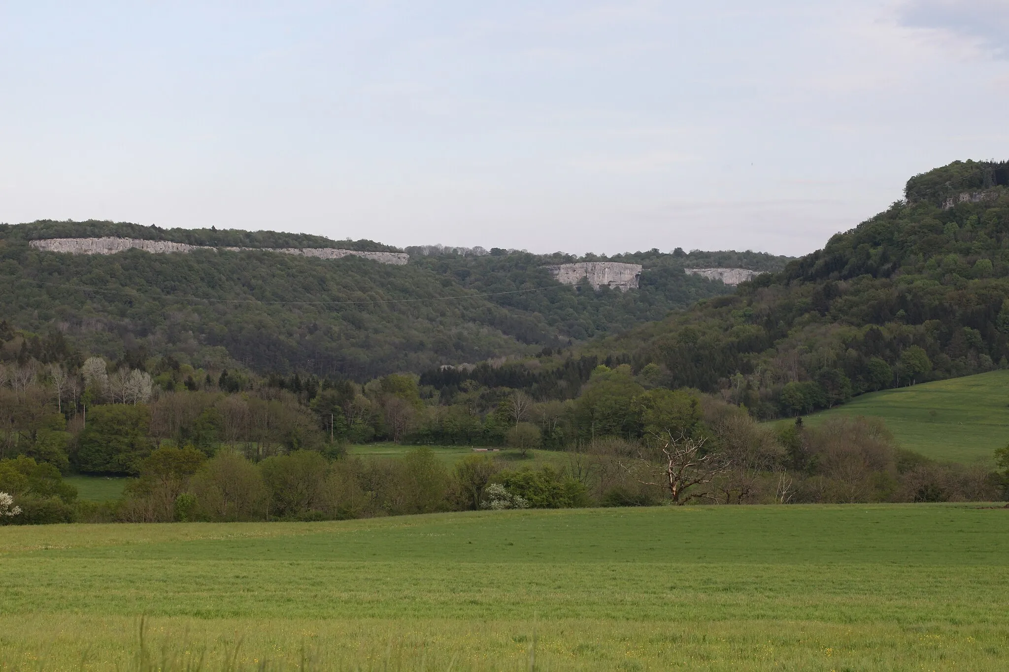 Photo showing: Extrémité nord du ravin de Valbois.