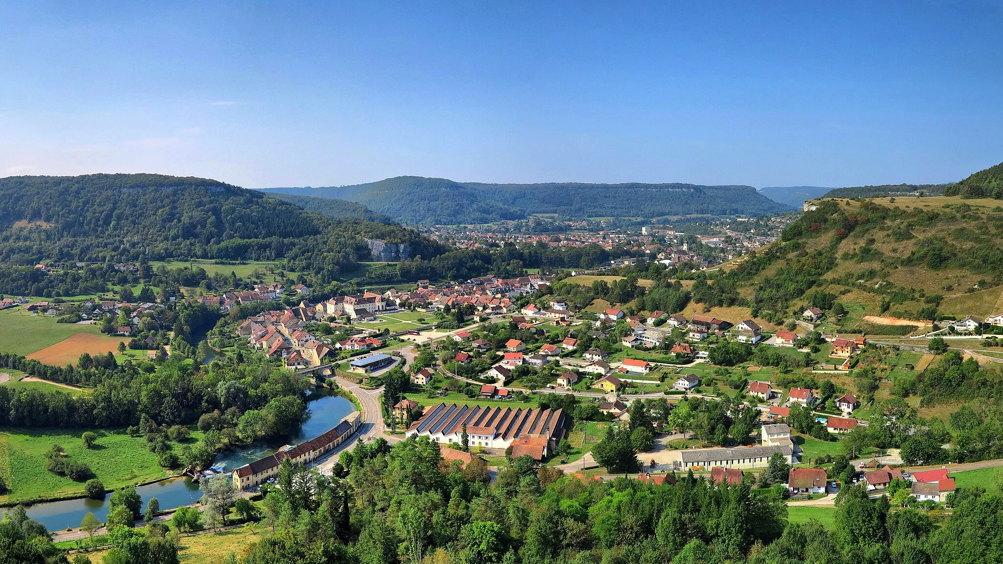 Photo showing: Panorama depuis la Roche Bottine