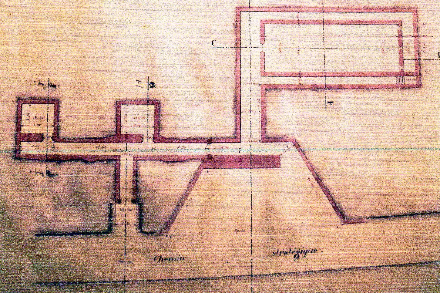 Photo showing: Locaux et couloirs du magasin