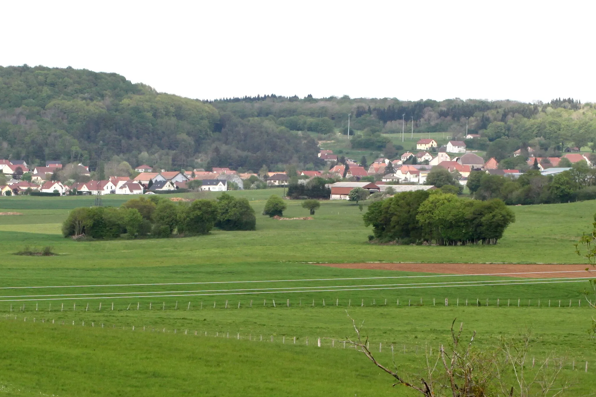 Photo showing: Vue de Tarcenay (Doubs).