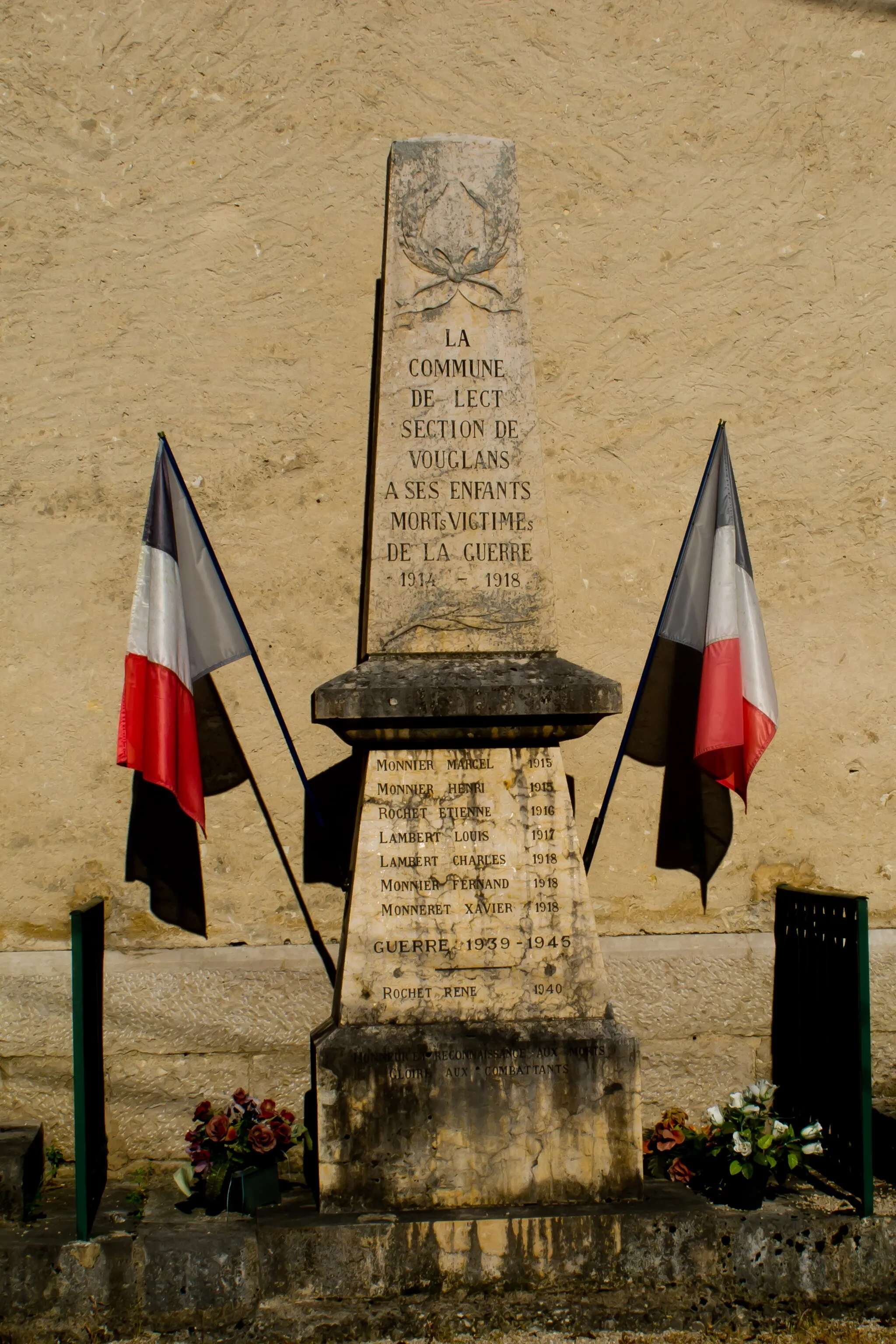 Photo showing: Vouglans War Memorial