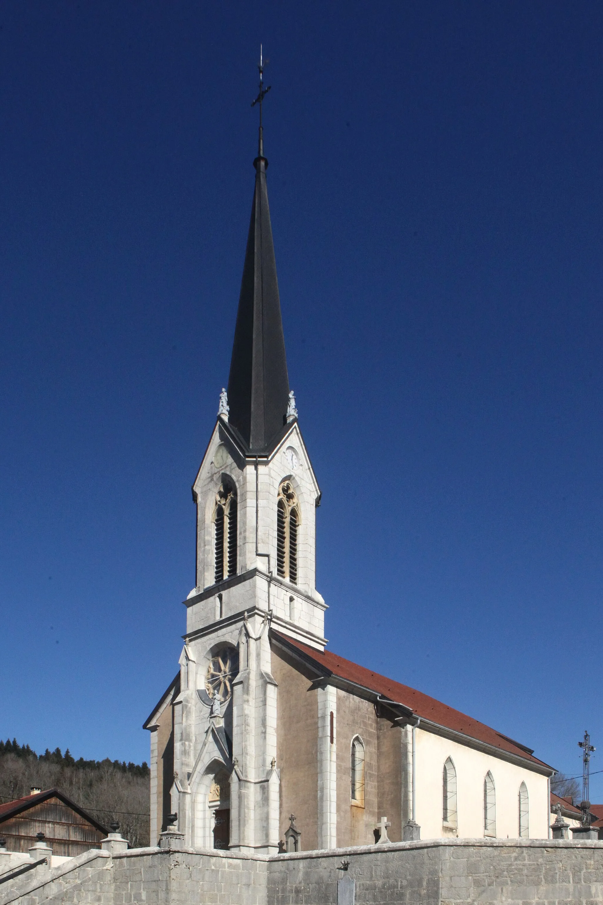 Photo showing: Eglise de Saint-Julien-lès-Russey.