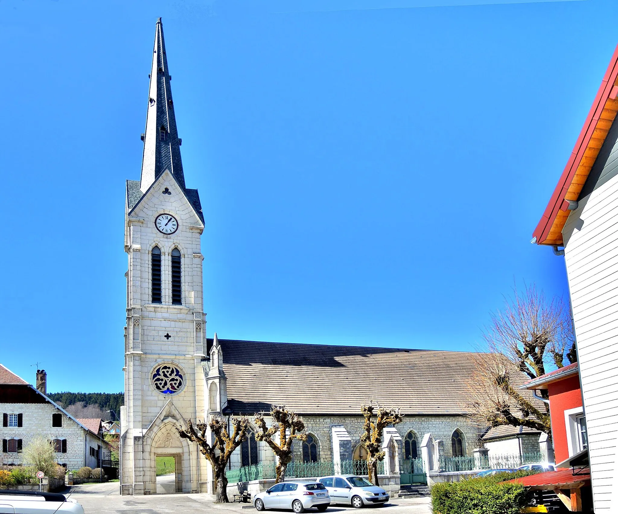 Photo showing: Eglise Saint Pierre et Saint Paul, d'Orchamps-Vennes. Doiubs