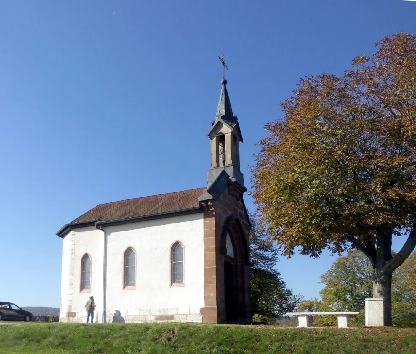 Photo showing: La chapelle_Notre-Dame de Bonsecours à Mandeure, côté nord-est