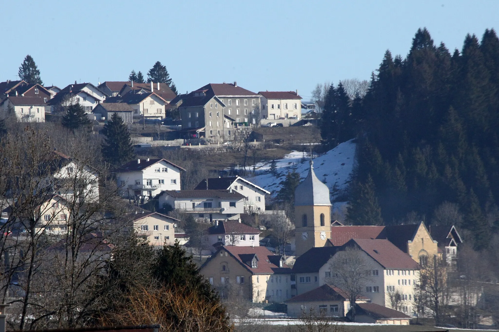 Photo showing: Vue des Fins en février.