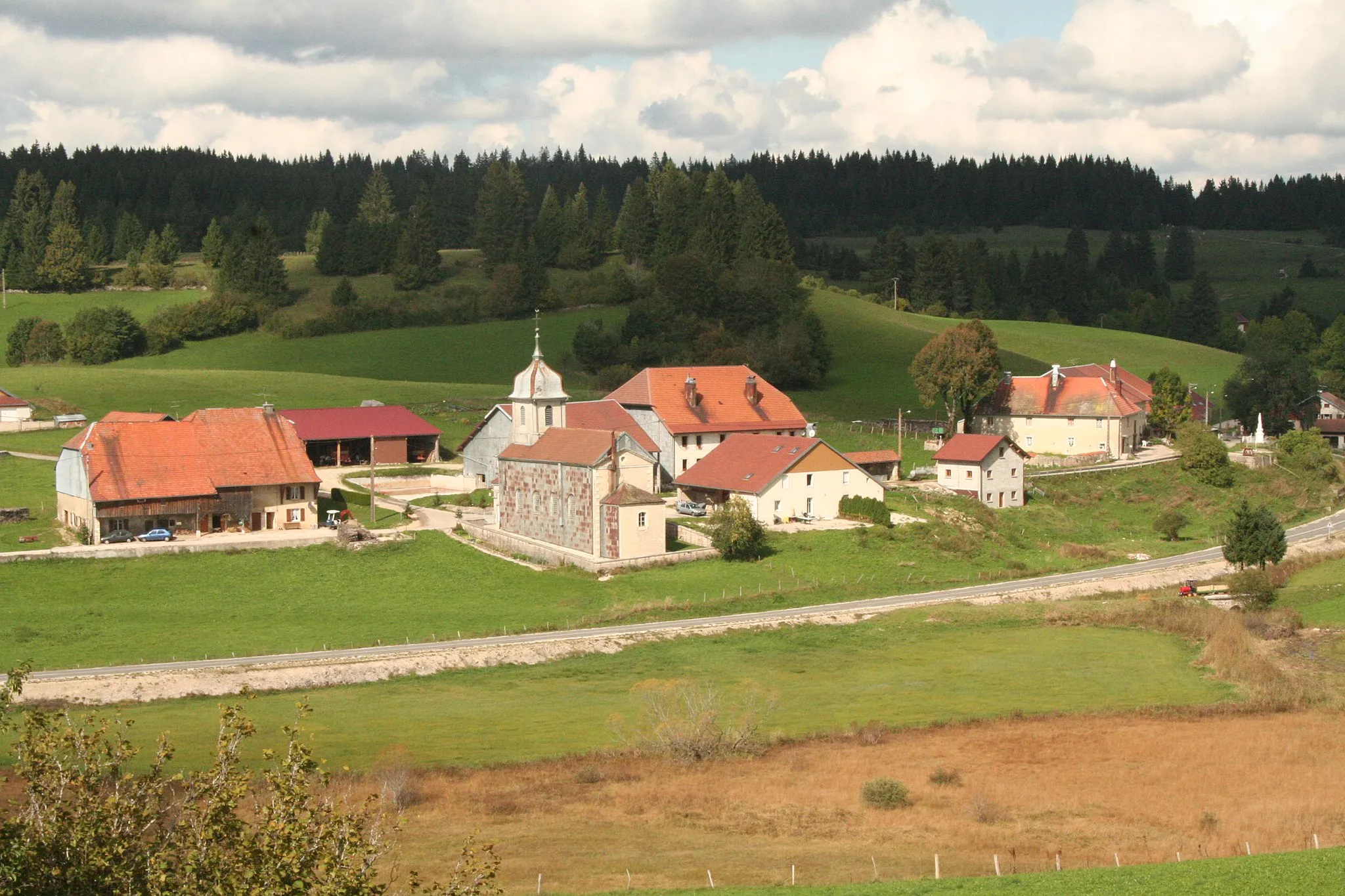 Photo showing: Vue du village du Brey