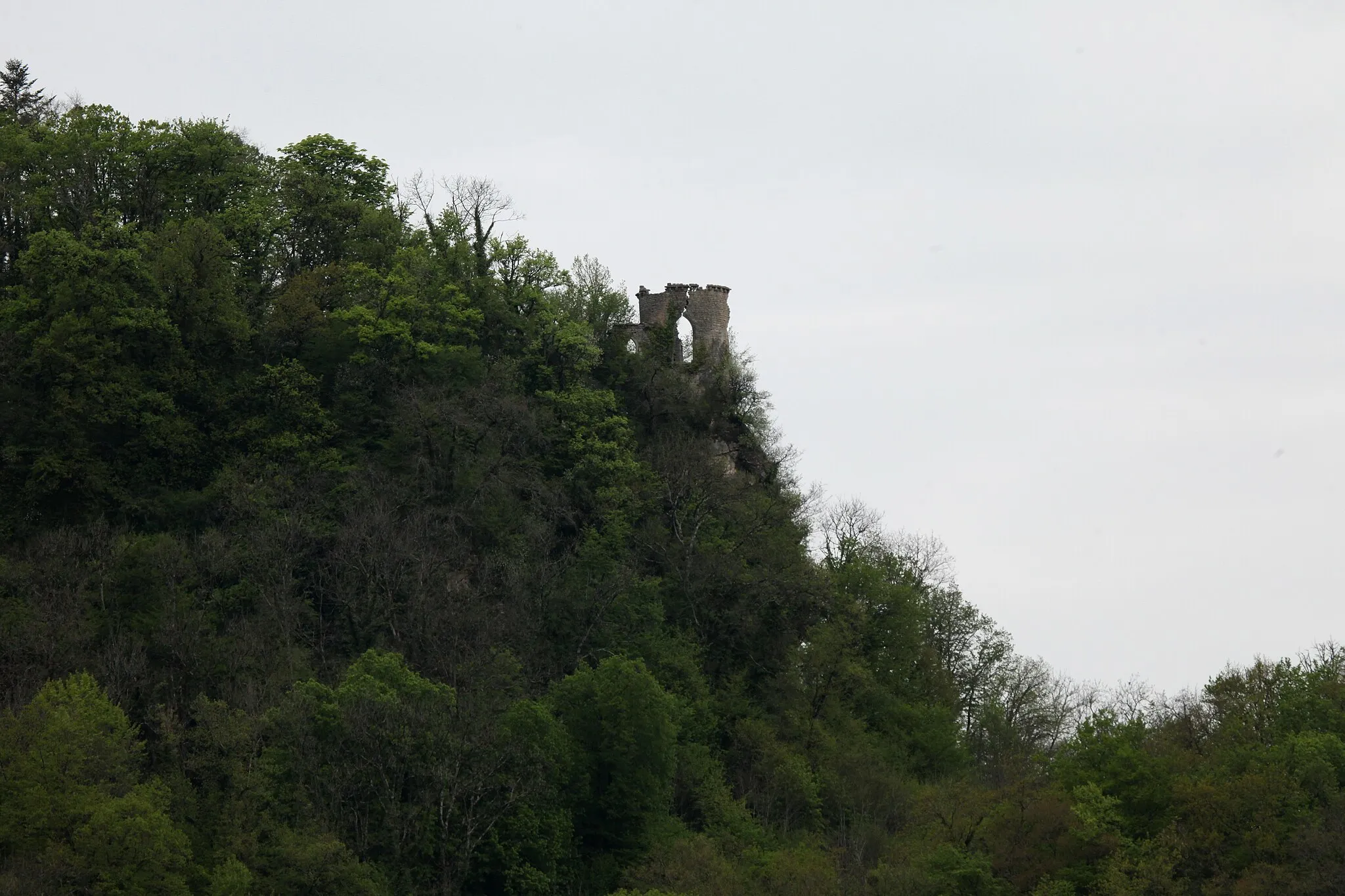 Photo showing: Ruine du château de Charencey à Chenecey-Buillon (Doubs).