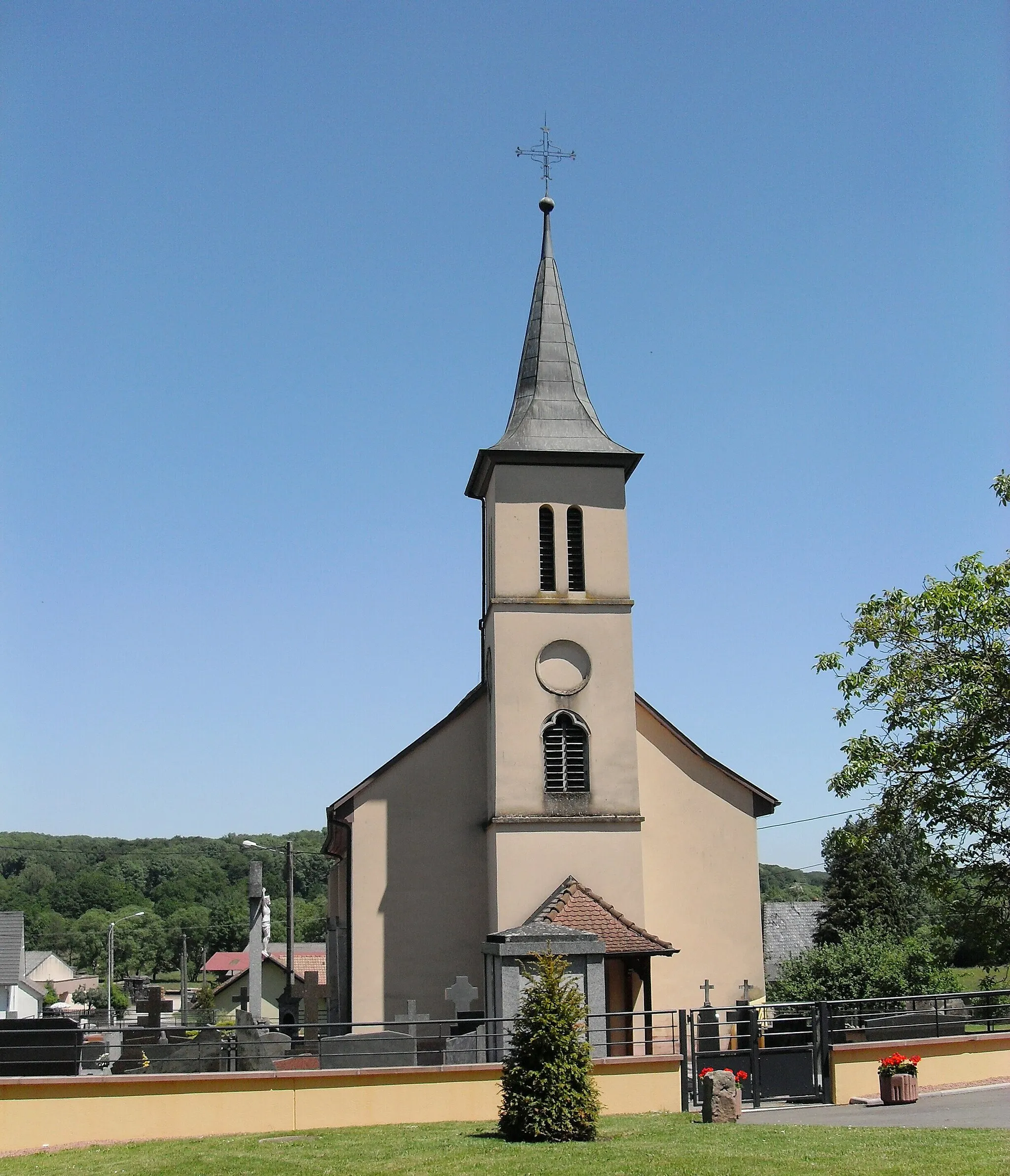 Photo showing: L'église Saint-Ulrich à Saint-Ulrich, côté sud-ouest
