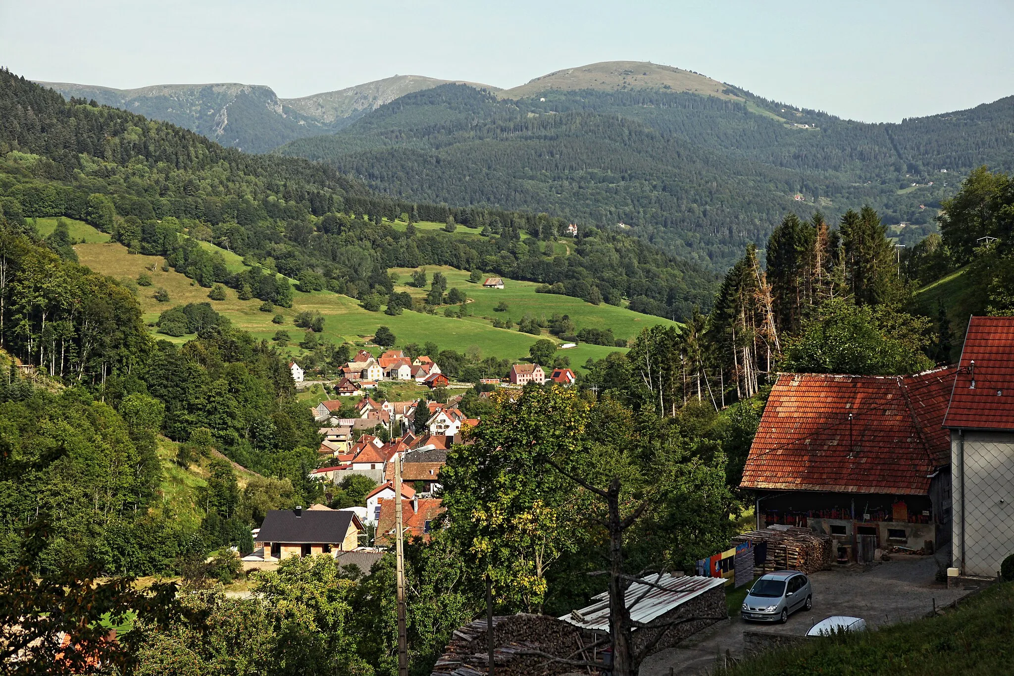 Photo showing: Vue sur le Hohneck, Sondernach