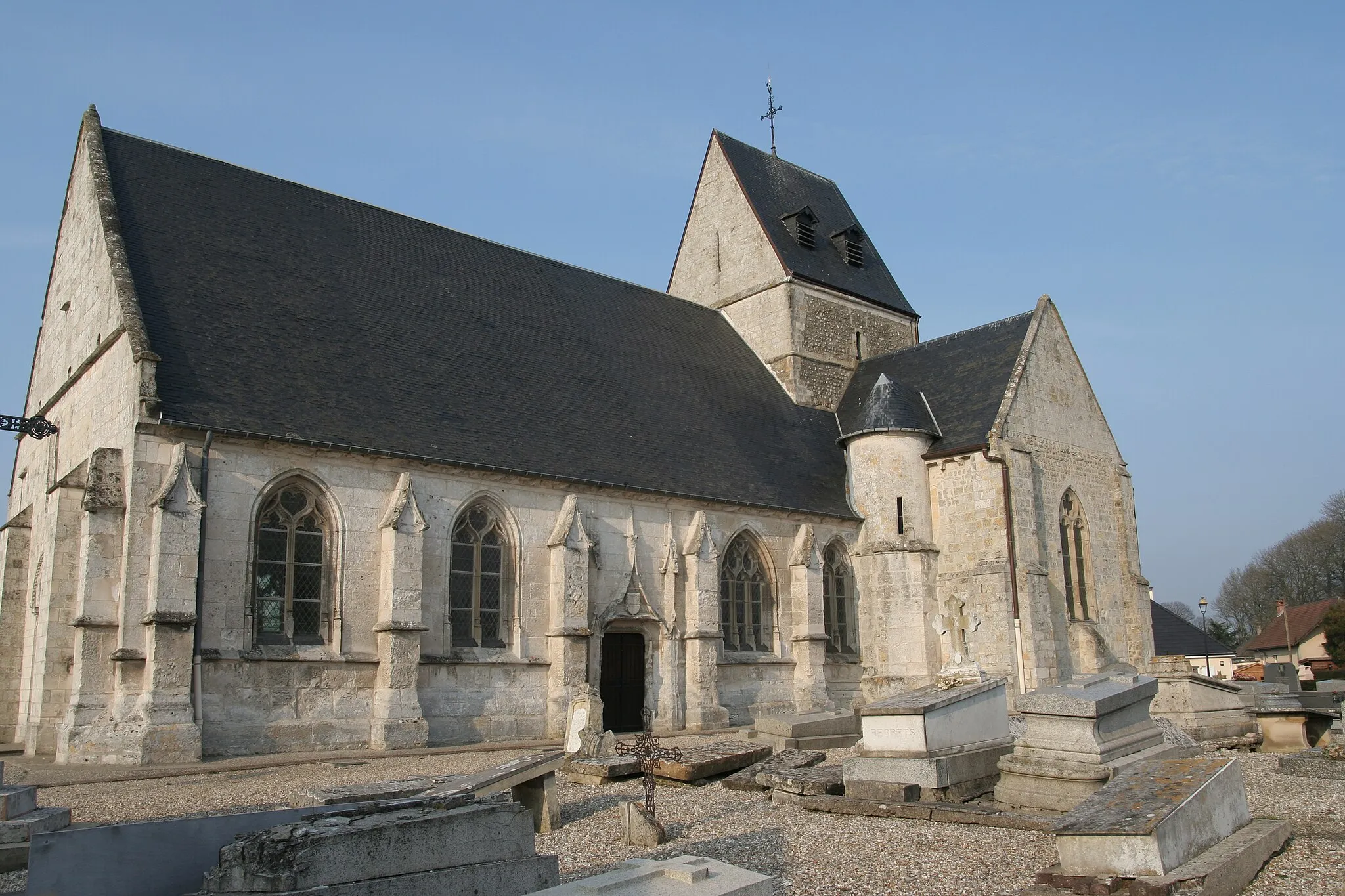 Photo showing: Église Saint-Vigor de Saint-Vigor-d'Ymonville.