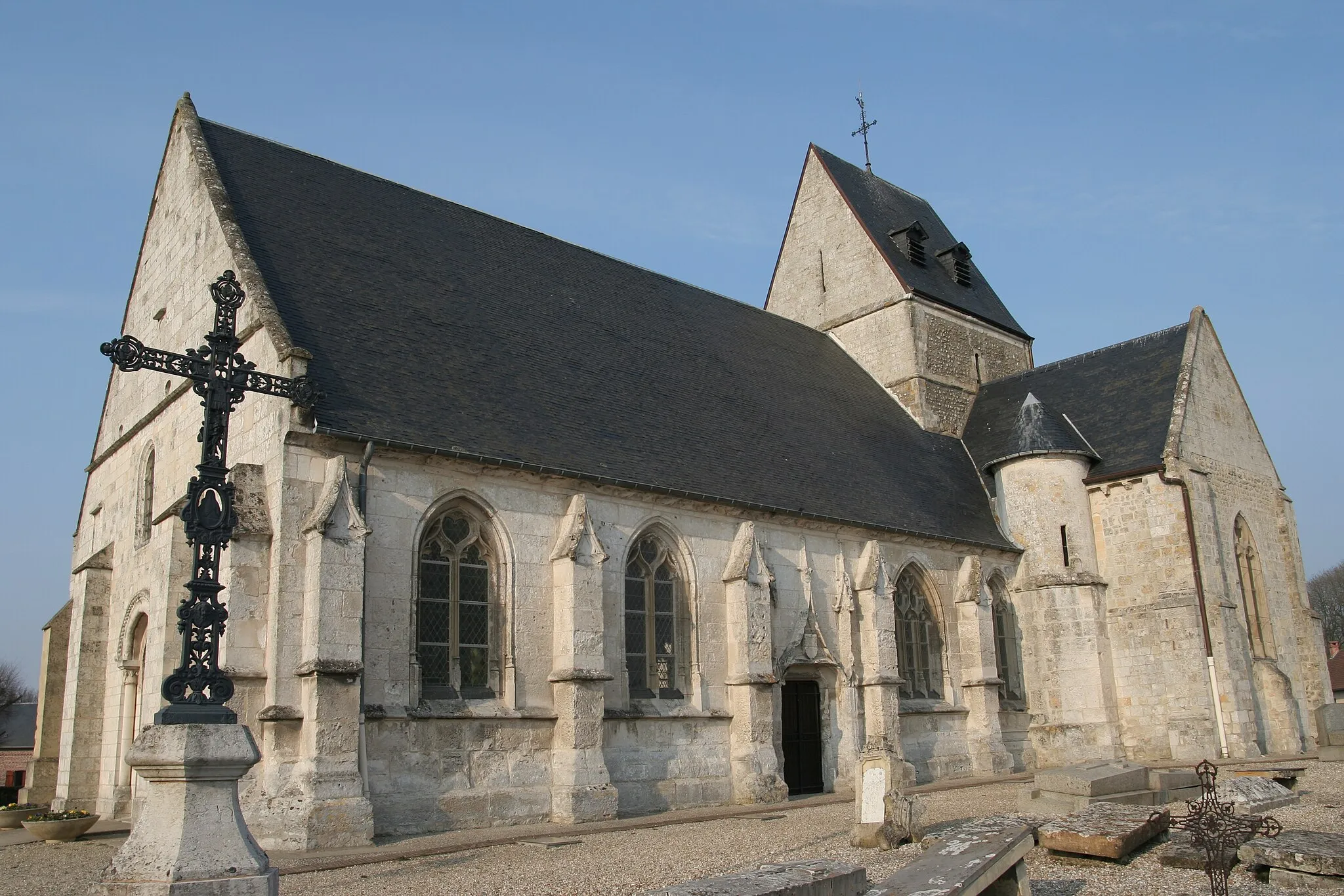 Photo showing: Église Saint-Vigor de Saint-Vigor-d'Ymonville.