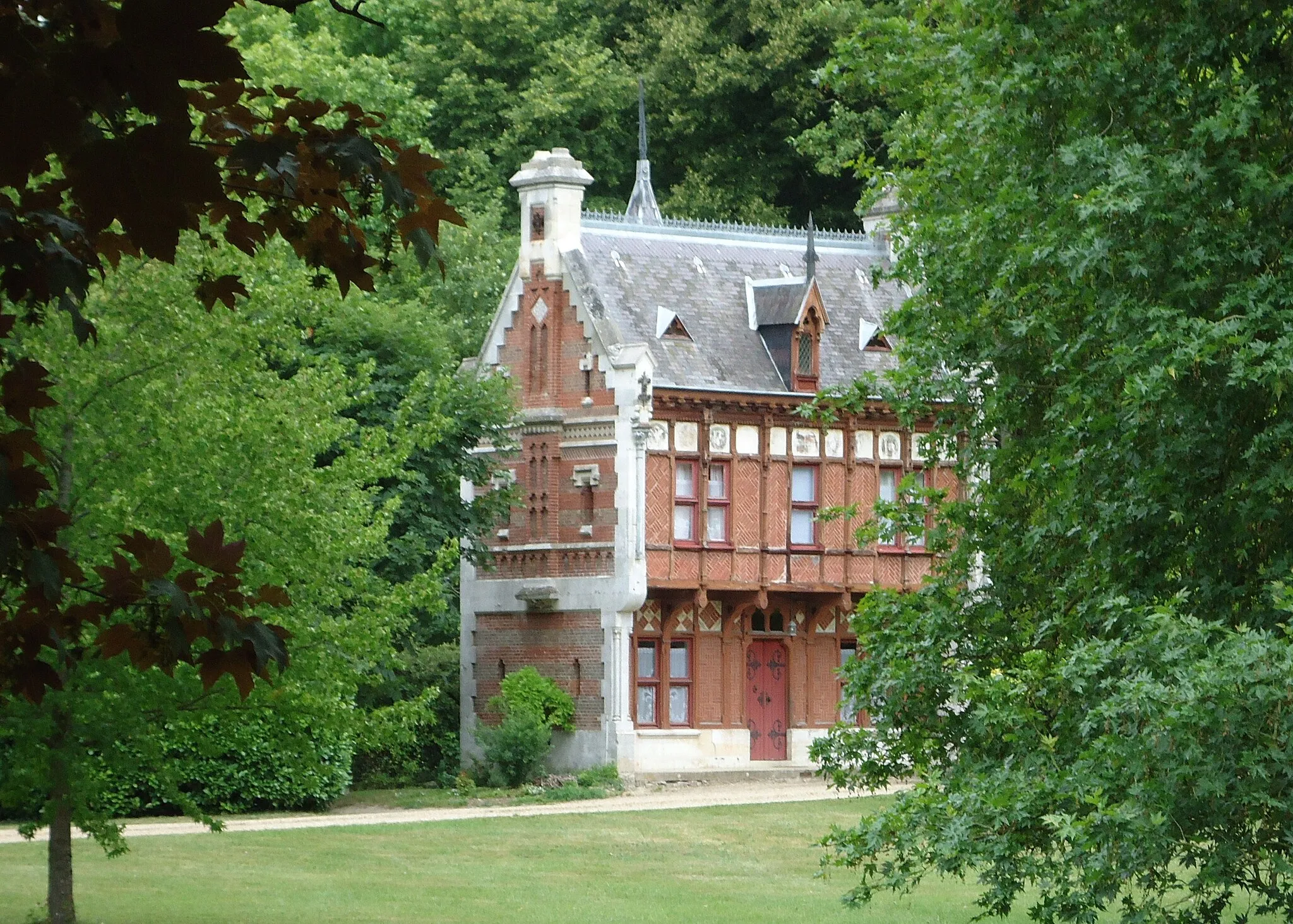 Photo showing: Dépendance du château d'Amfreville-sur-Iton dite "le chalet", XIXe (ISMH)