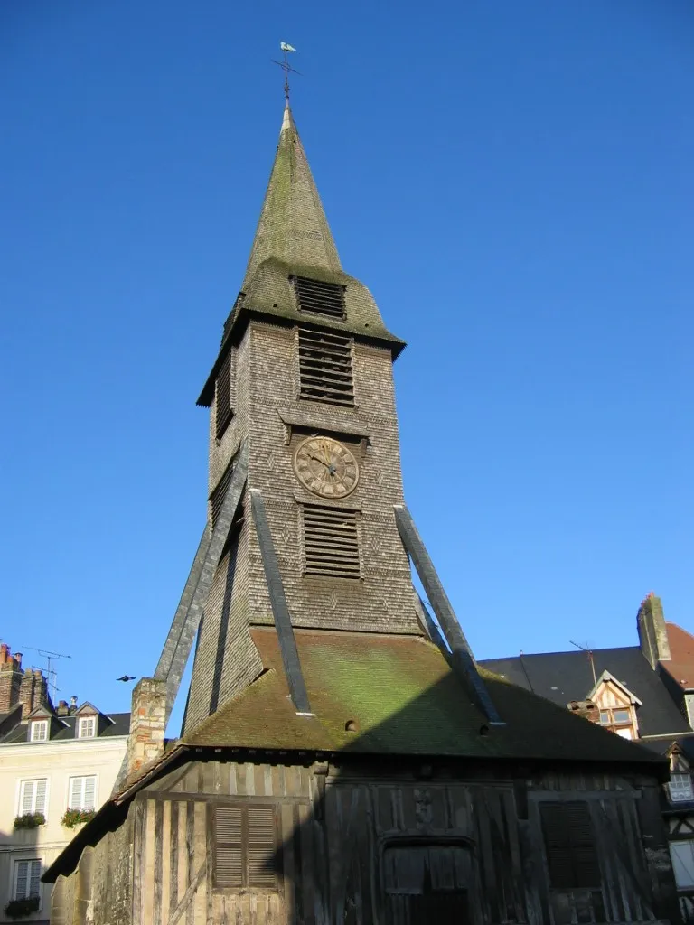 Photo showing: Bell-tower of the Church of Honfleur, Normandy