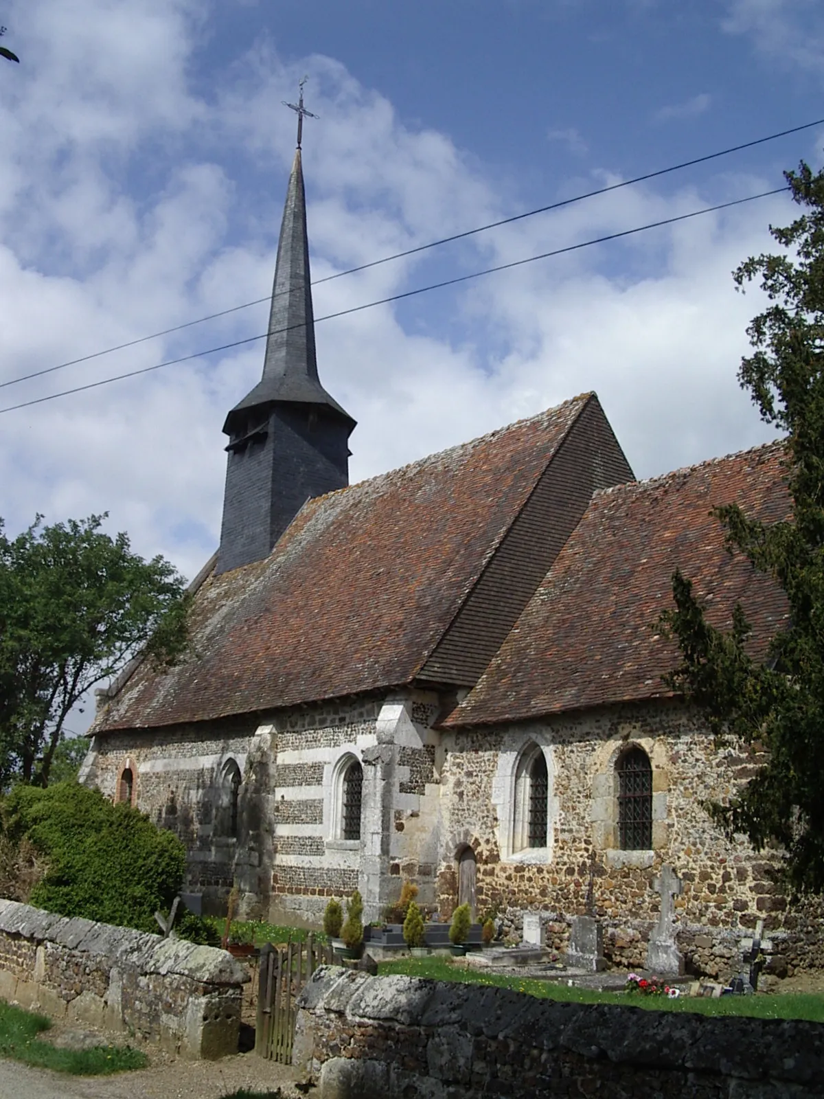 Photo showing: Eglise de St-Ouen-de-Mancelles, hameau de Gisay-la-Coudre (France, Eure)