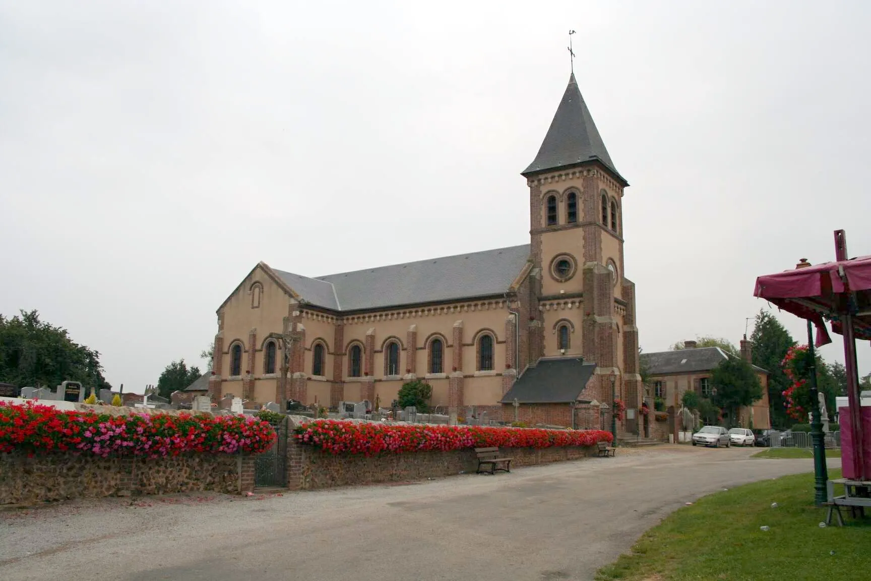 Photo showing: Église Saint-Aubin de Gisay-la-Coudre, Eure  (France) -