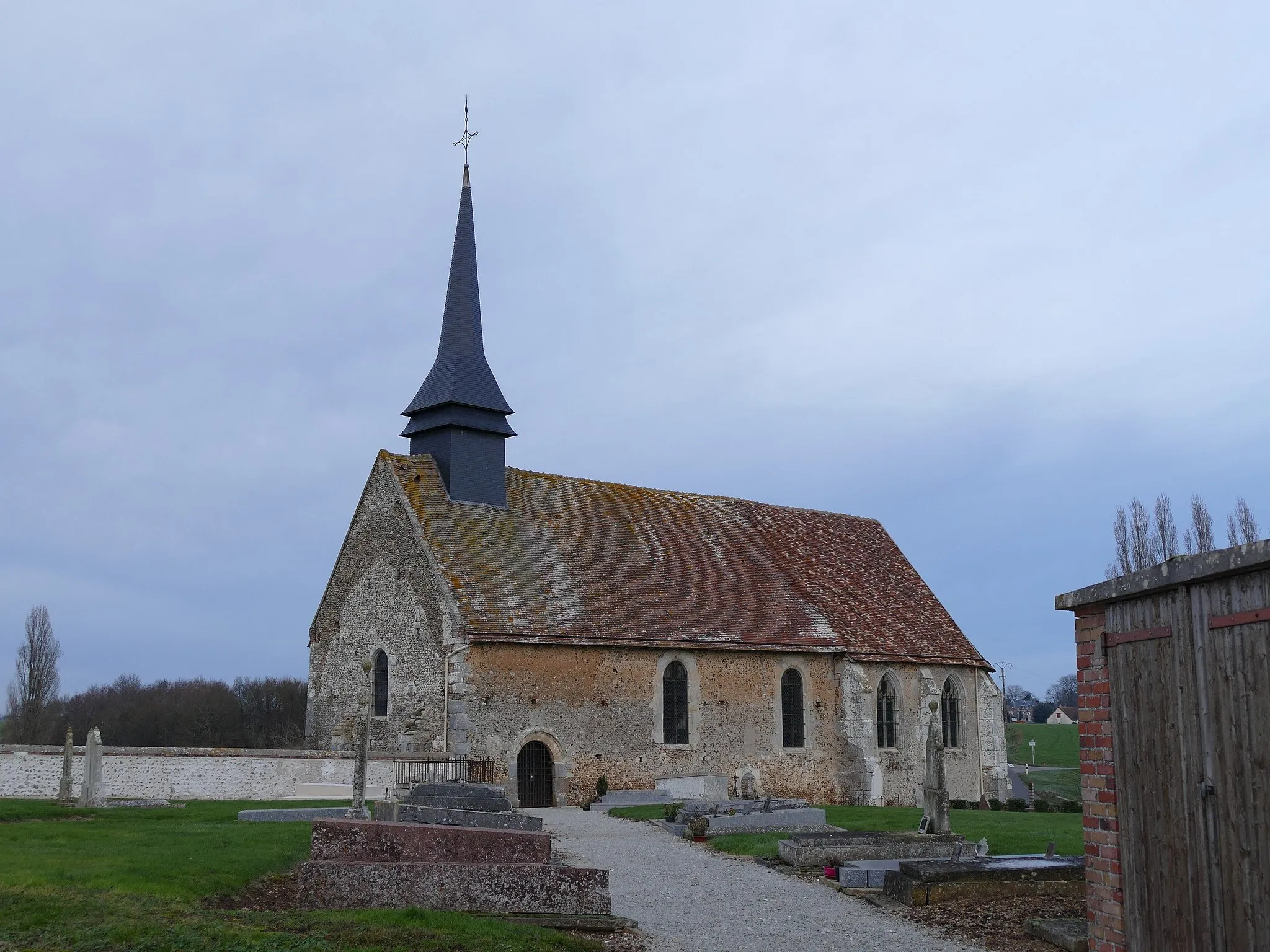 Photo showing: Saint-Peter's church in Courdemanche (Eure, Normandie, France).