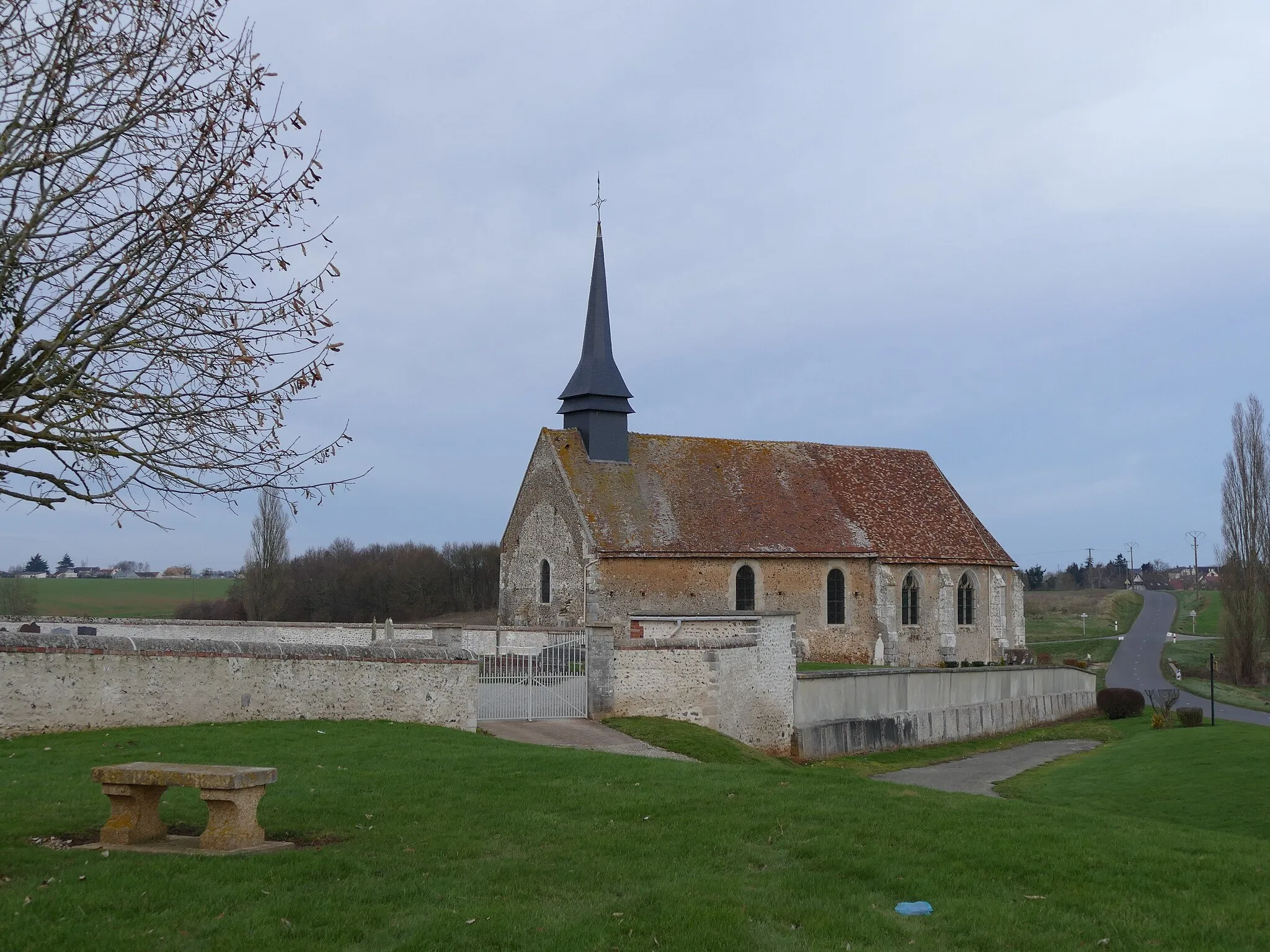 Photo showing: Saint-Peter's church in Courdemanche (Eure, Normandie, France).