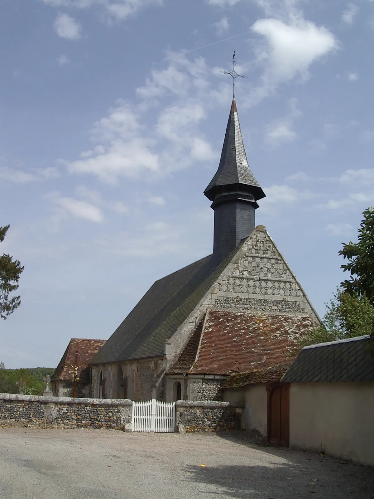 Photo showing: Eglise Saint-Côme de Mancelles, une des paroisses d'Ajou (France, Eure)