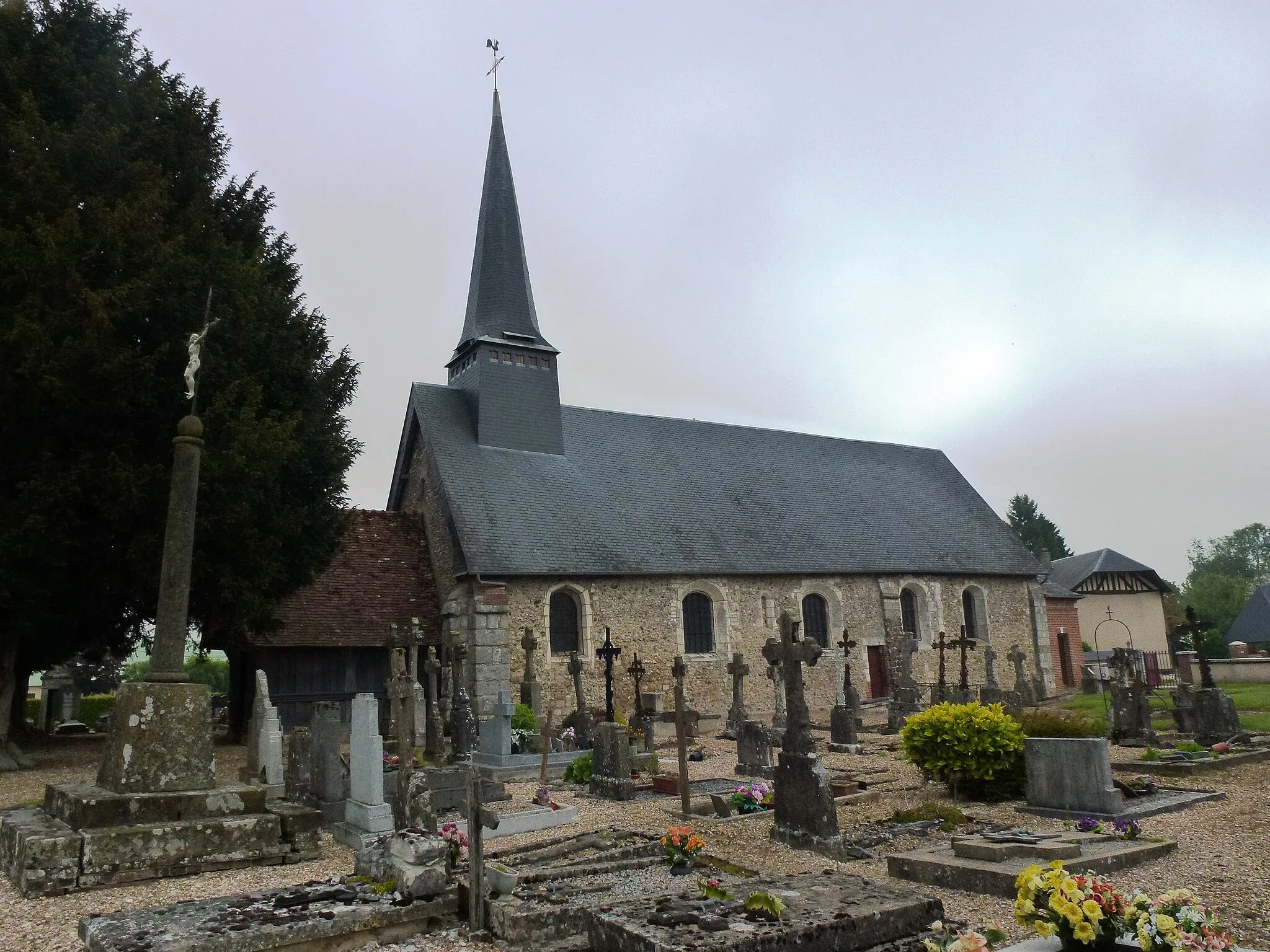 Photo showing: Saint-Martin-du-Tilleul (Eure) église