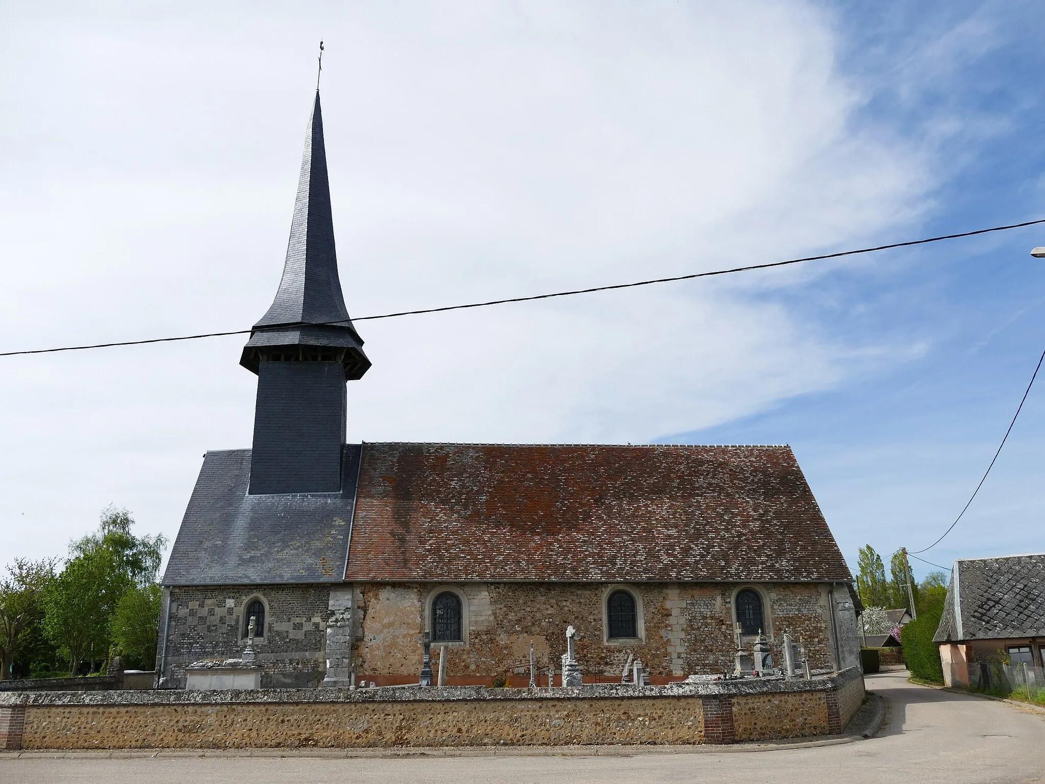 Photo showing: Our Lady's church in Orvaux (Eure, Normandie, France).