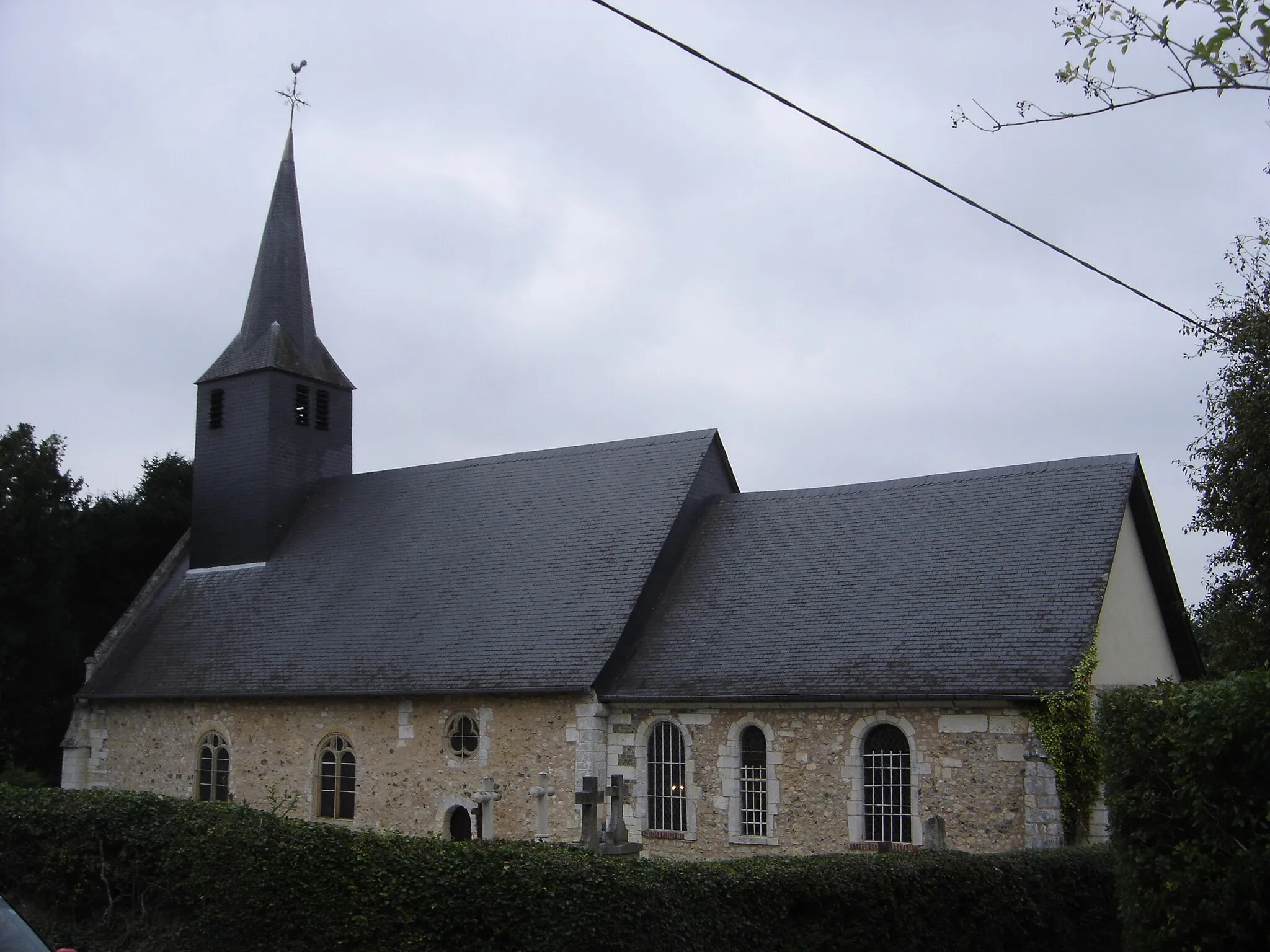 Photo showing: église de Saint-Martin-Saint-Firmin - Eure - France