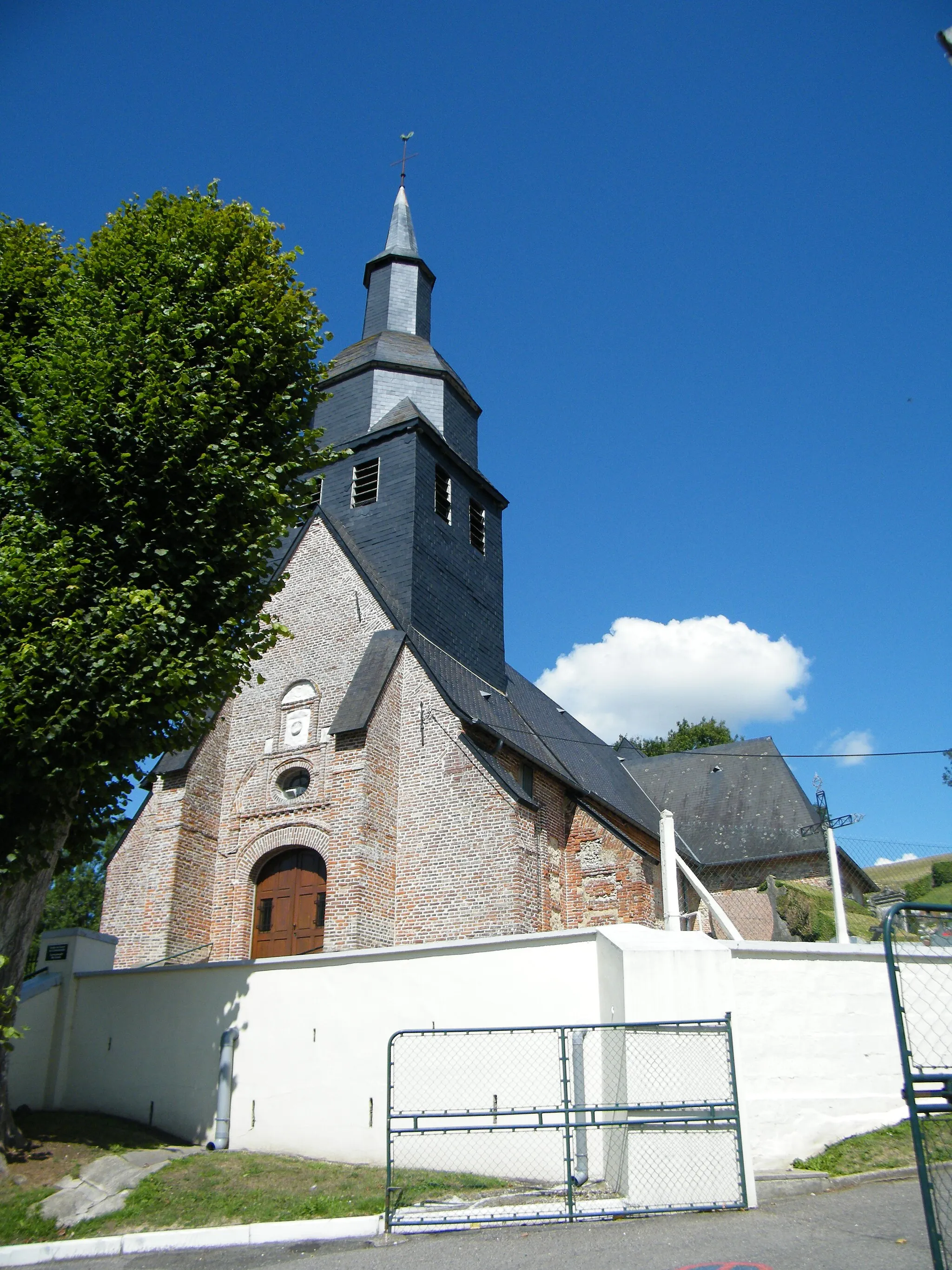 Photo showing: Aubermesnil-aux-Erables, Seine-Maritime, France, église (3)