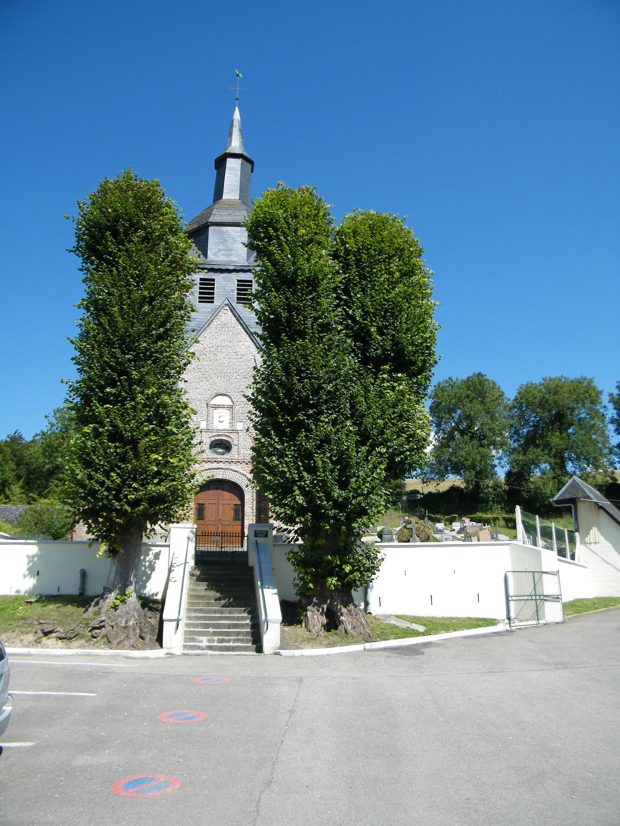 Photo showing: Aubermesnil-aux-Erables, Seine-Maritime, France, église (4)