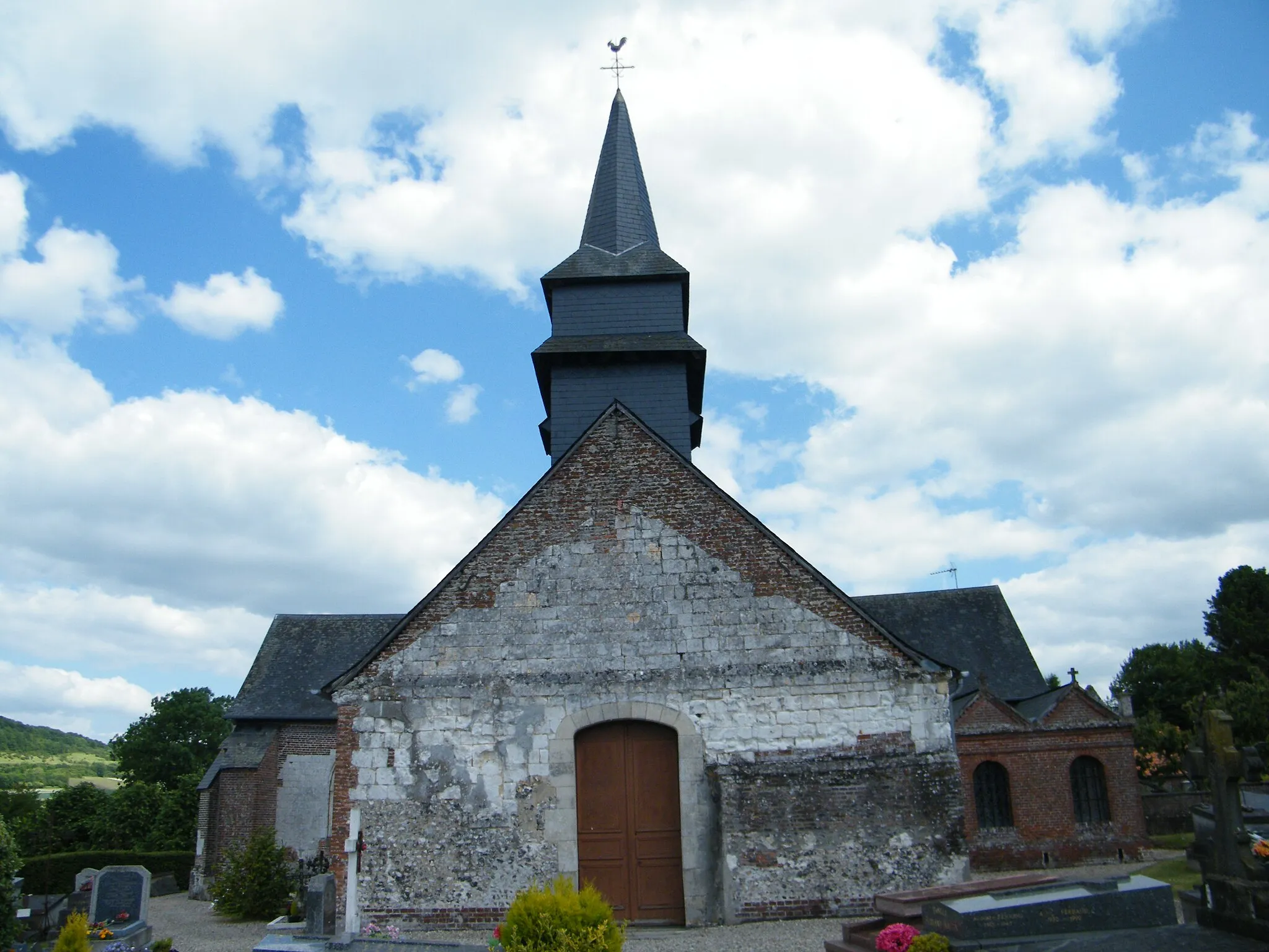 Photo showing: L'église de Cuverville.