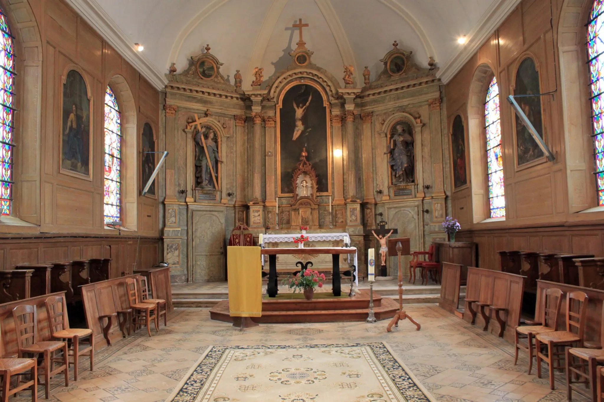 Photo showing: Le chœur de l'église