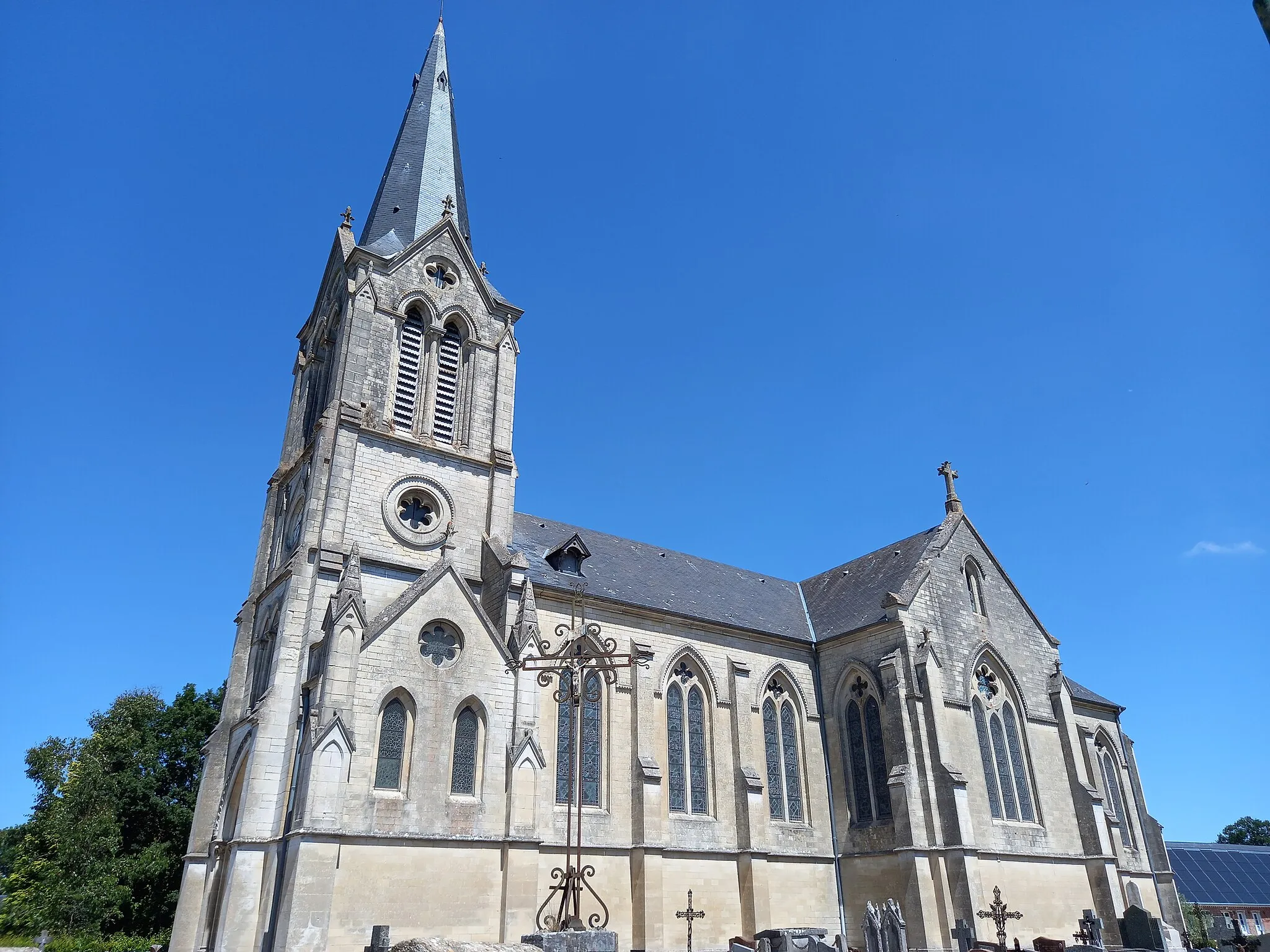 Photo showing: église Saint-Martin de Vibeuf (église située en Seine-Maritime, en France)