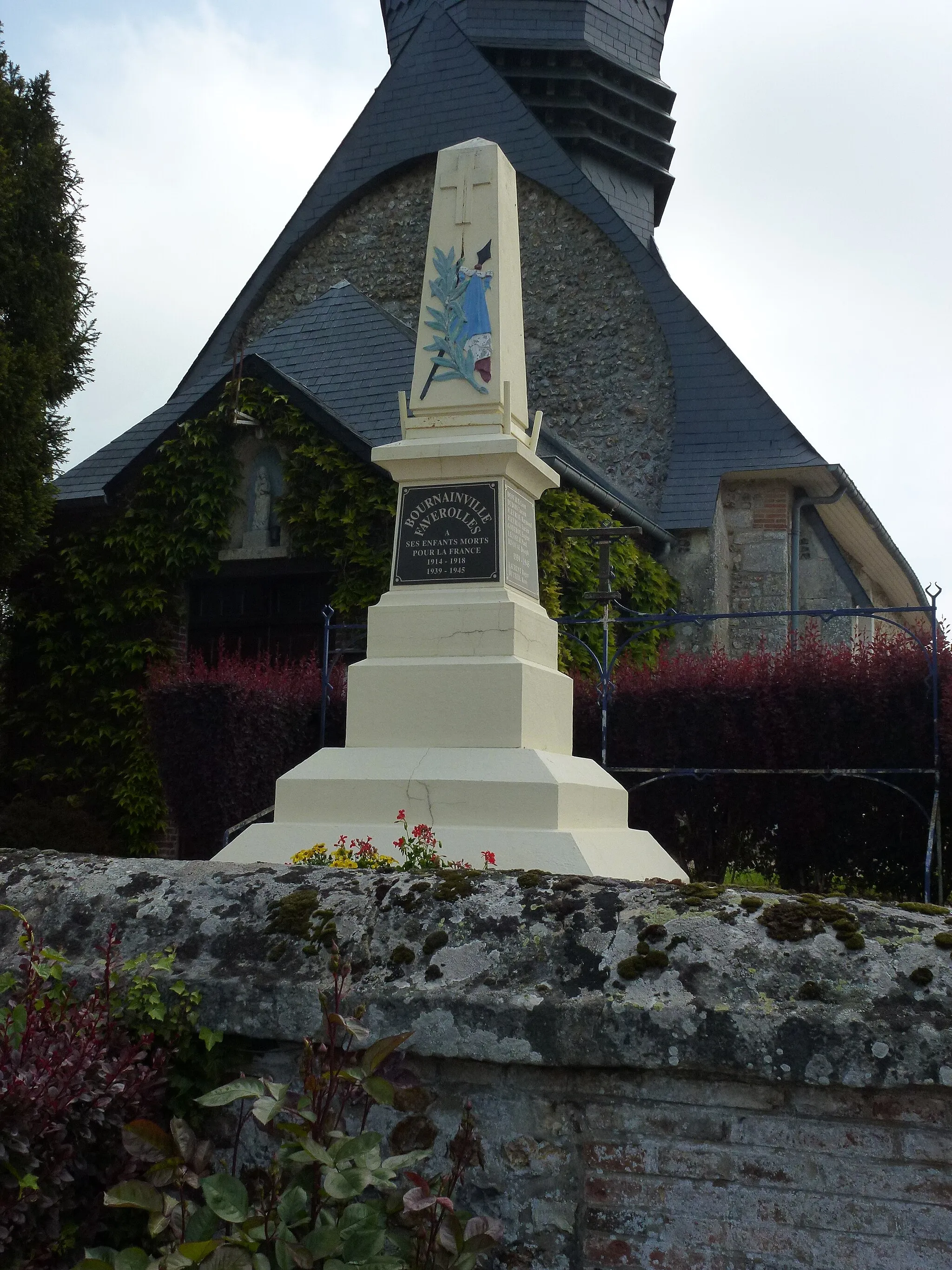 Photo showing: Bournainville-Faverolles (Eure, Fr) monument aux morts