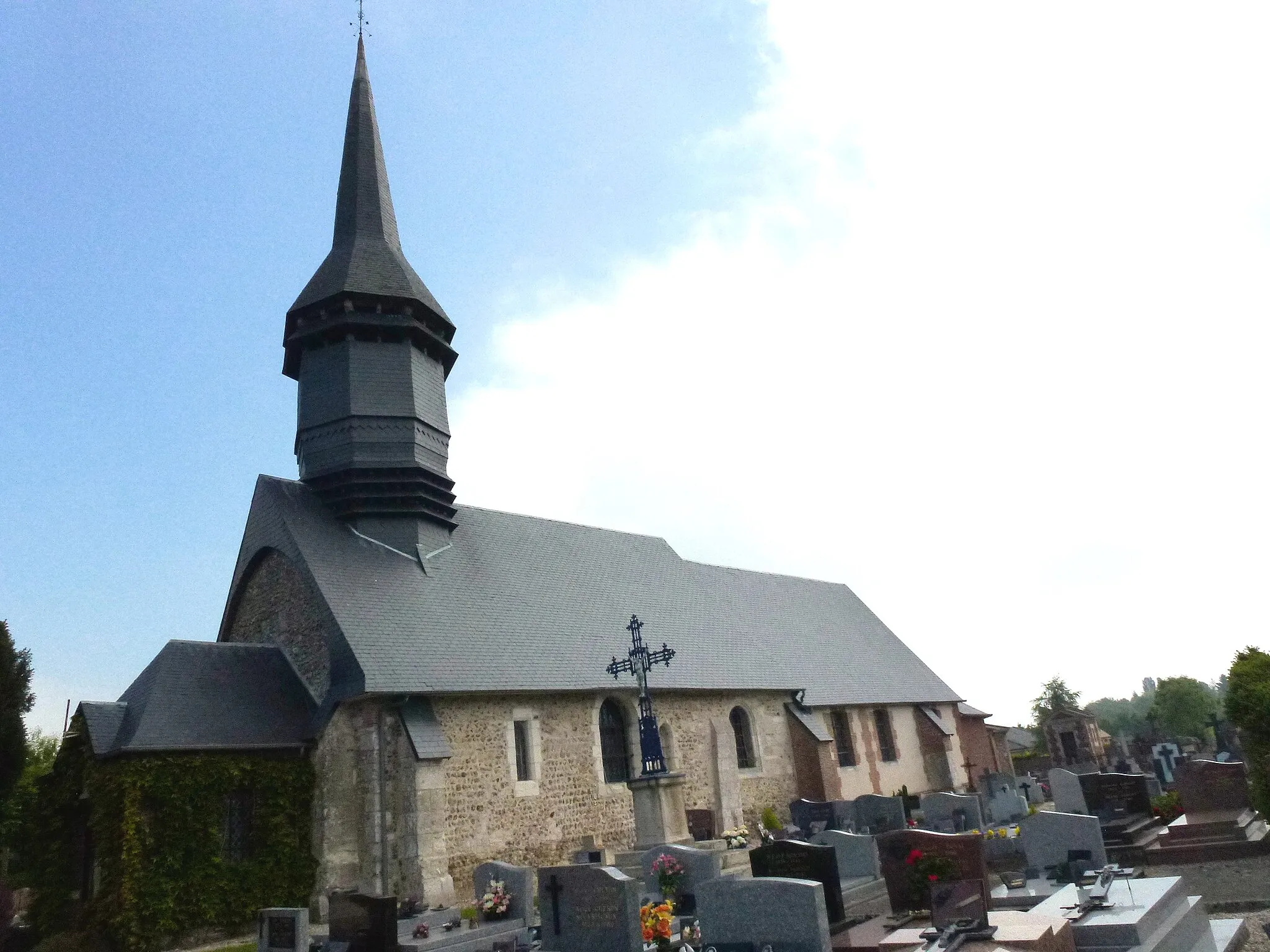 Photo showing: Bournainville-Faverolles (Eure, Fr) église de Bournainville