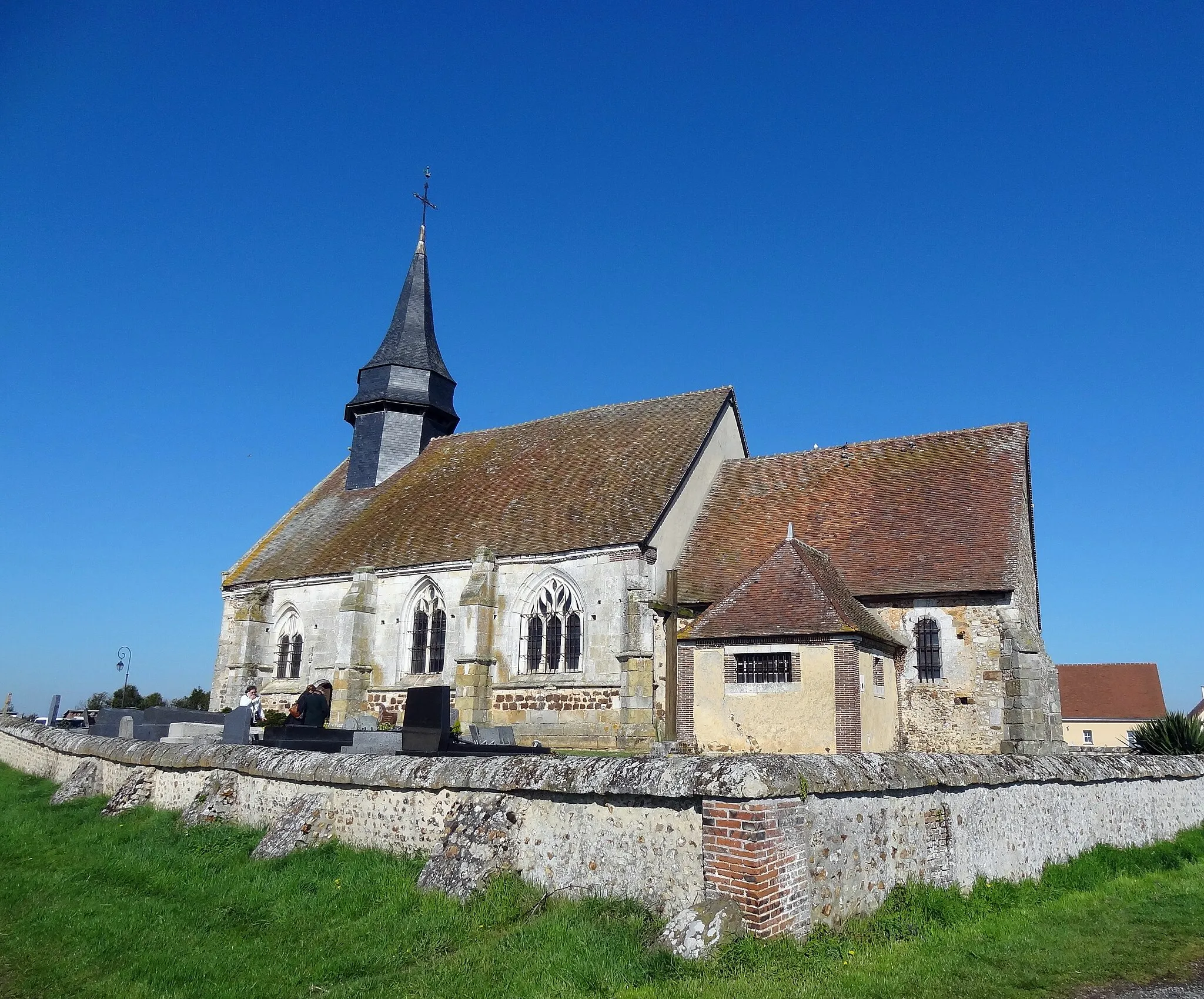 Photo showing: Église Notre-Dame à Dame-Marie (Eure), XIIe siècle.