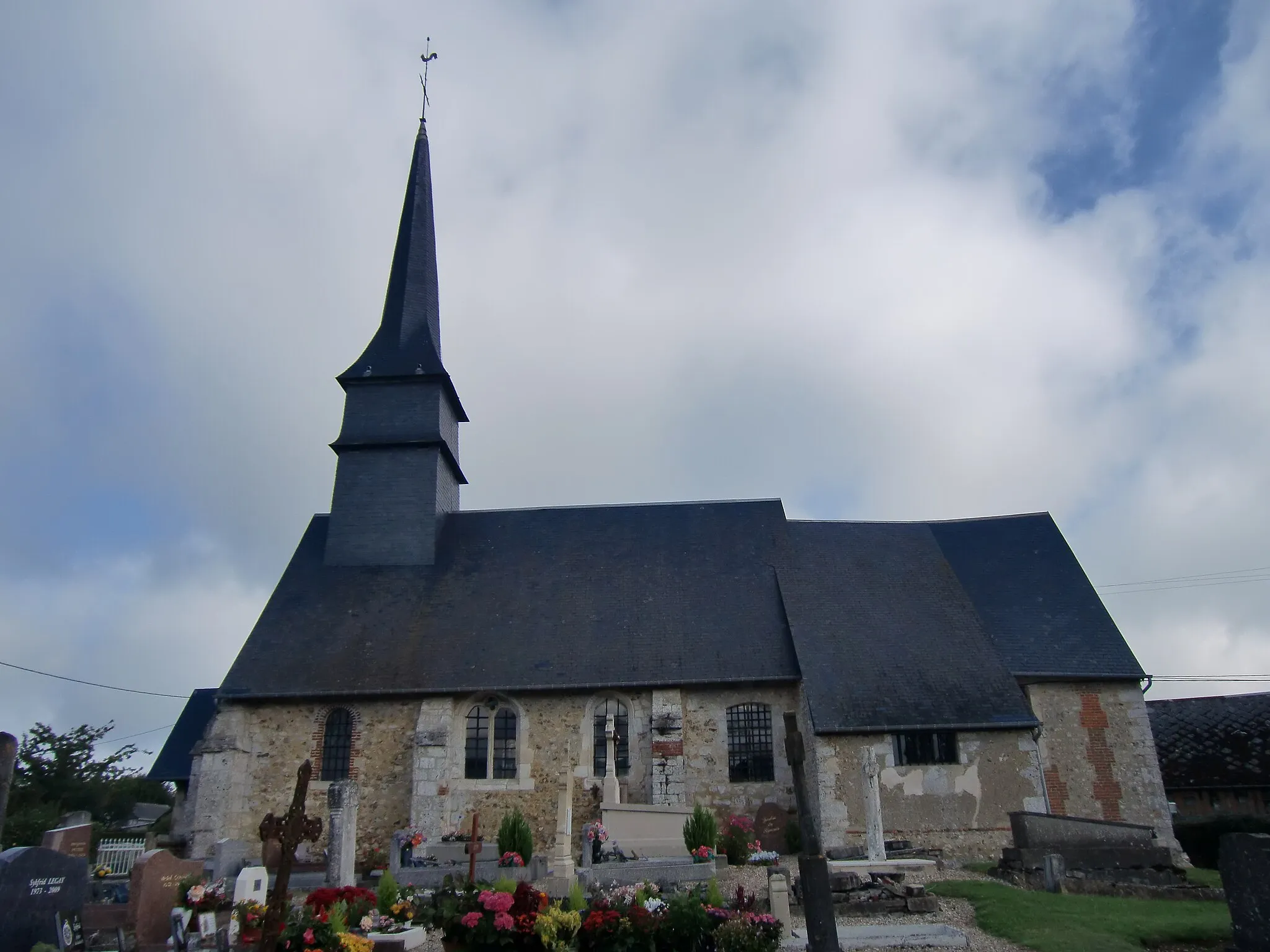 Photo showing: église de La Chapelle-Bayvel (Eure, Normandie, France)