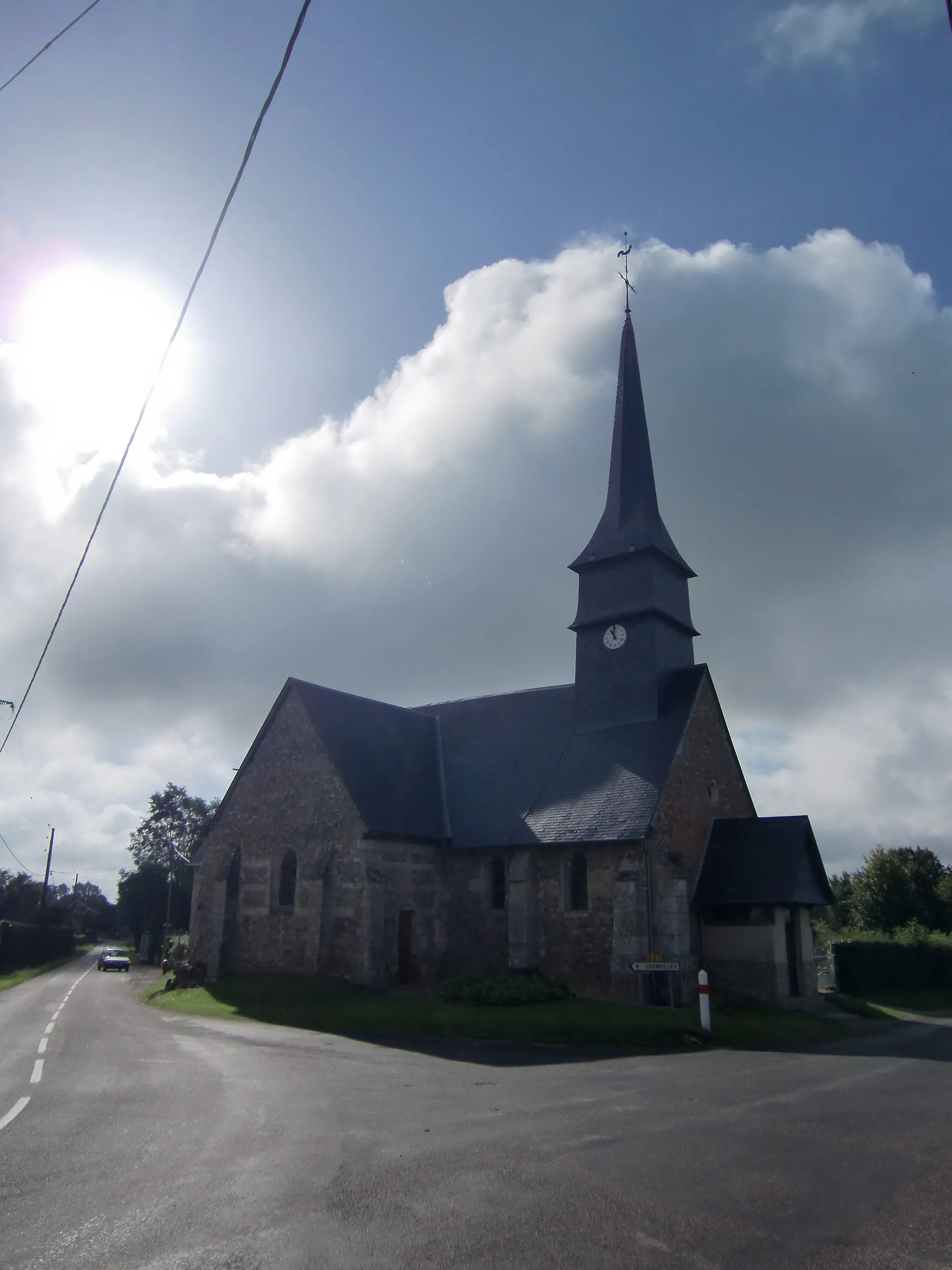 Photo showing: église de La Chapelle-Bayvel (Eure, Normandie, France)