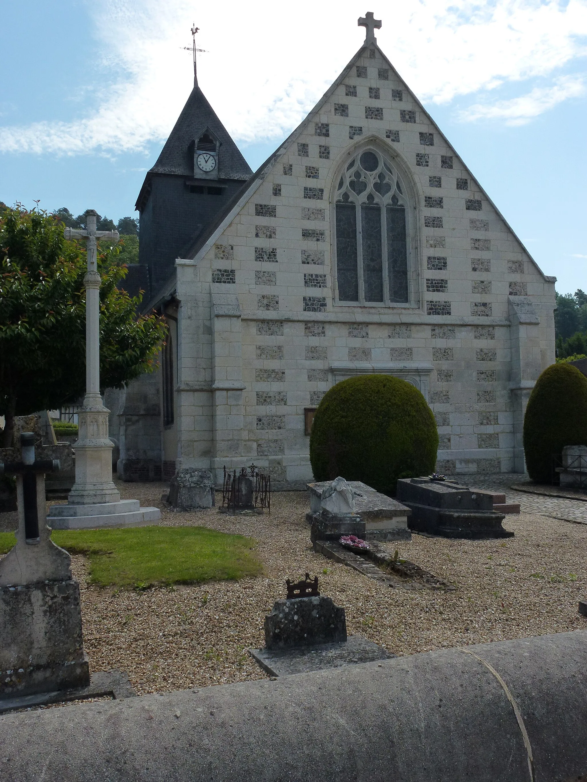 Photo showing: Nassandres (Eure, Fr) église Saint-André