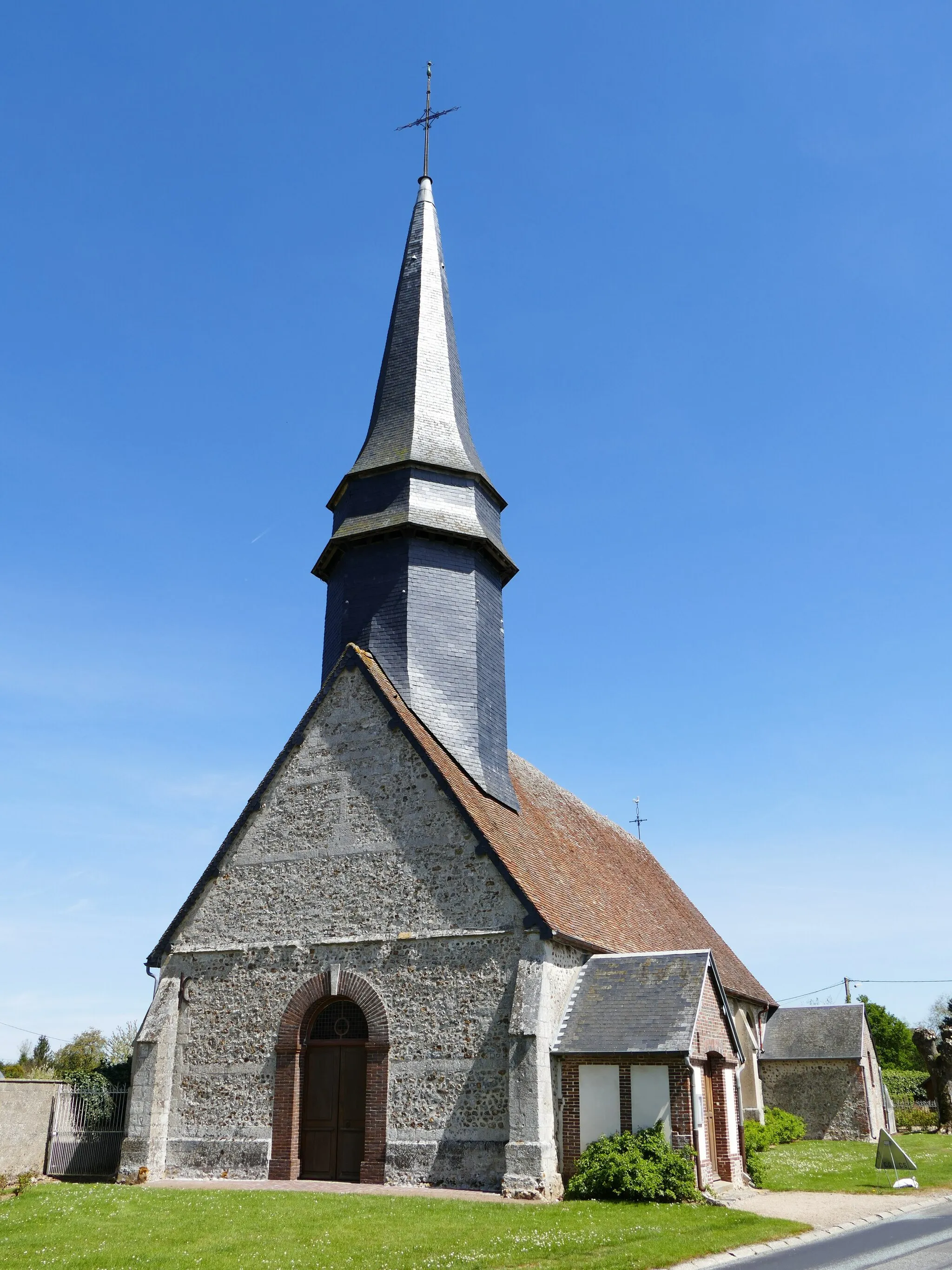 Photo showing: Saint-Hilaire's church in Nogent-le-Sec (Eure, Normandie, France).