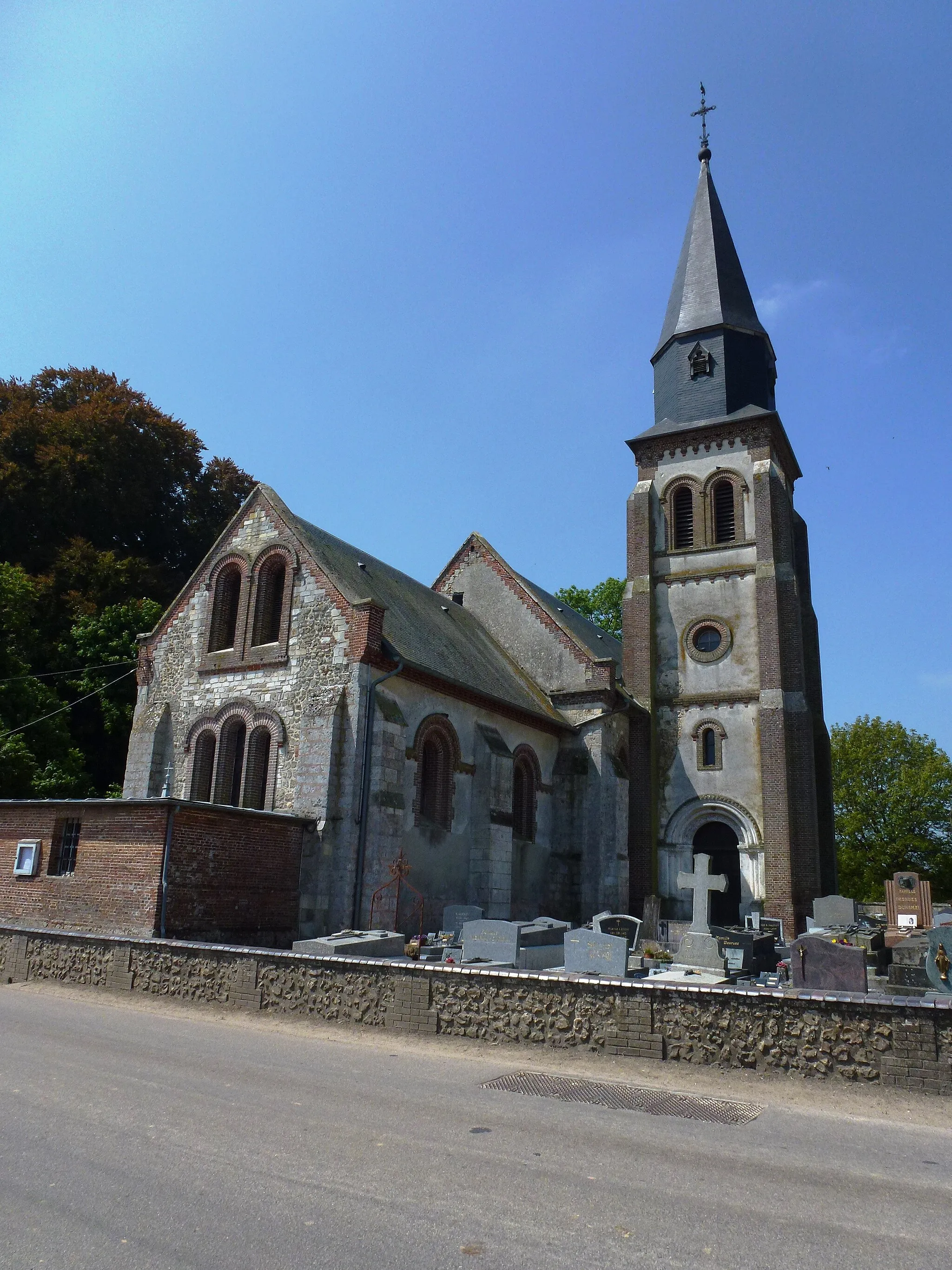 Photo showing: Saint-Aubin-de-Scellon (Eure-Fr) église