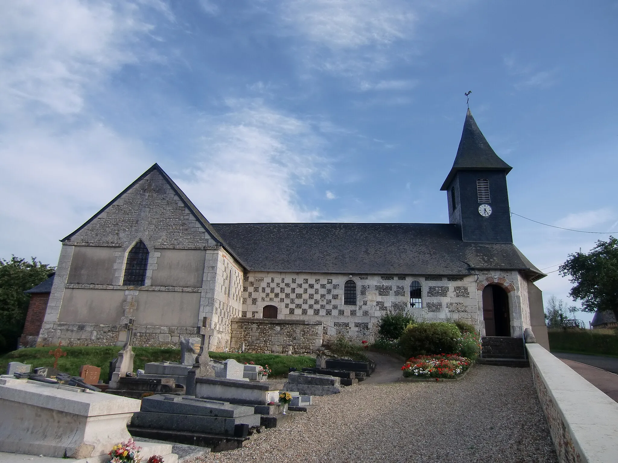 Photo showing: église de Saint-Christophe-sur-Condé (Eure, Normandie, France)