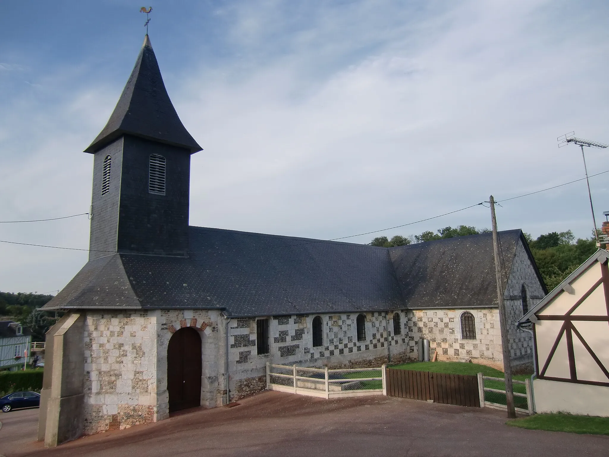 Photo showing: église de Saint-Christophe-sur-Condé (Eure, Normandie, France)