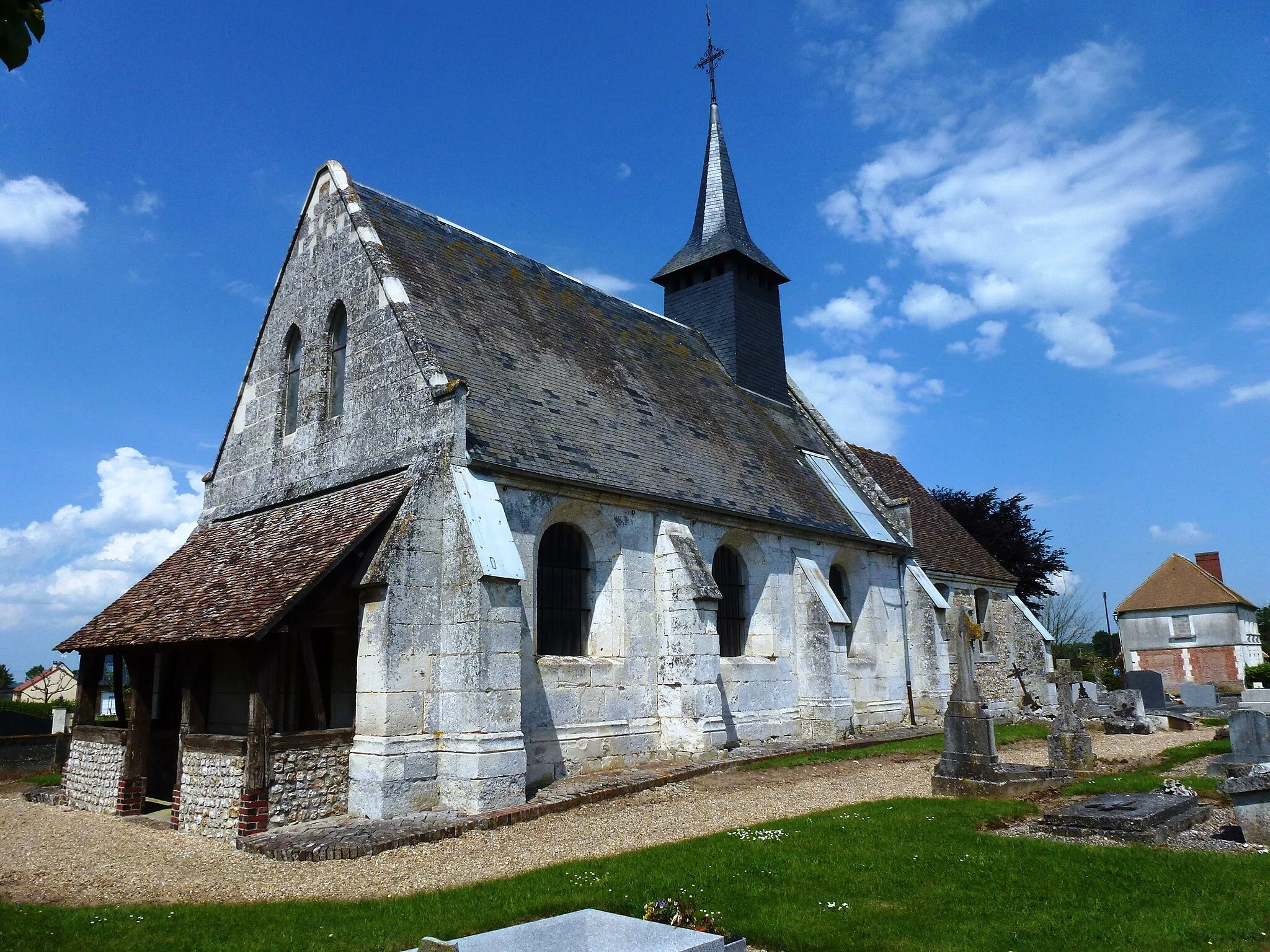 Photo showing: La Cambe (Thibouville, Eure, Fr) église Saint-Julien