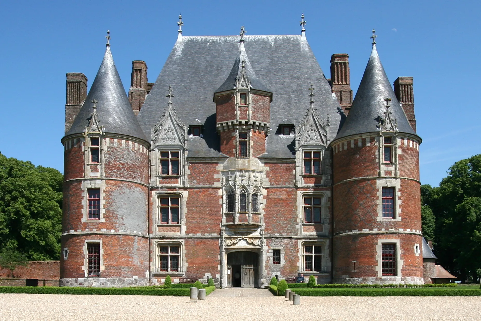 Photo showing: Chateau de Martainville, Normandie, France. Vue de face.