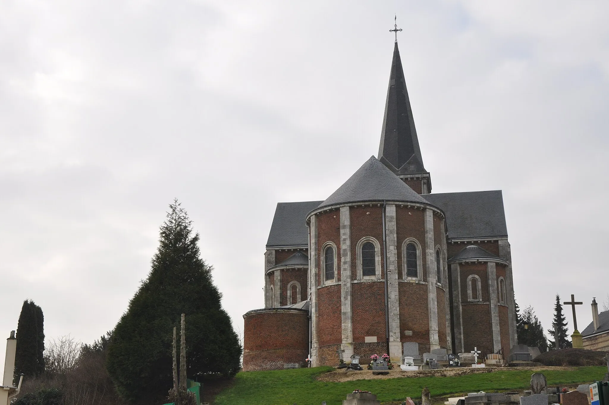 Photo showing: Church of Saint-Aubin-Routot (France, Normandy)