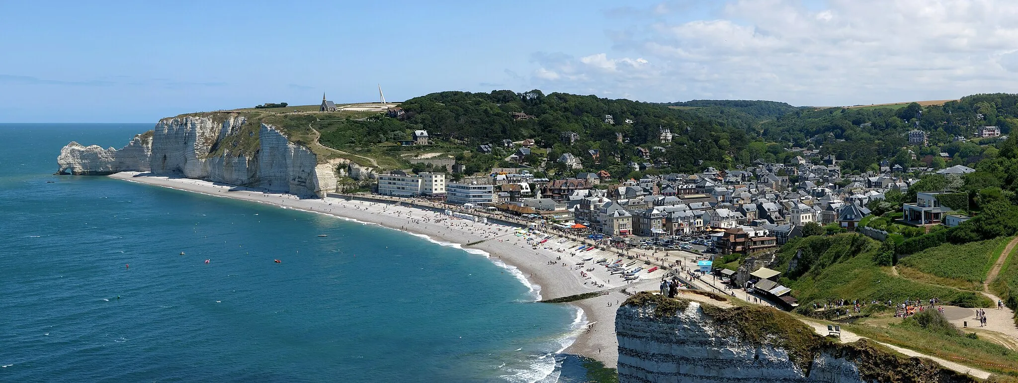 Photo showing: View of Étretat